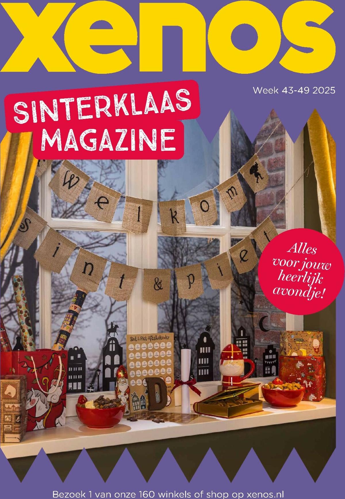 De Xenos - Sinterklaas Magazine folder geldig vanaf 19-10 t/m 05-12