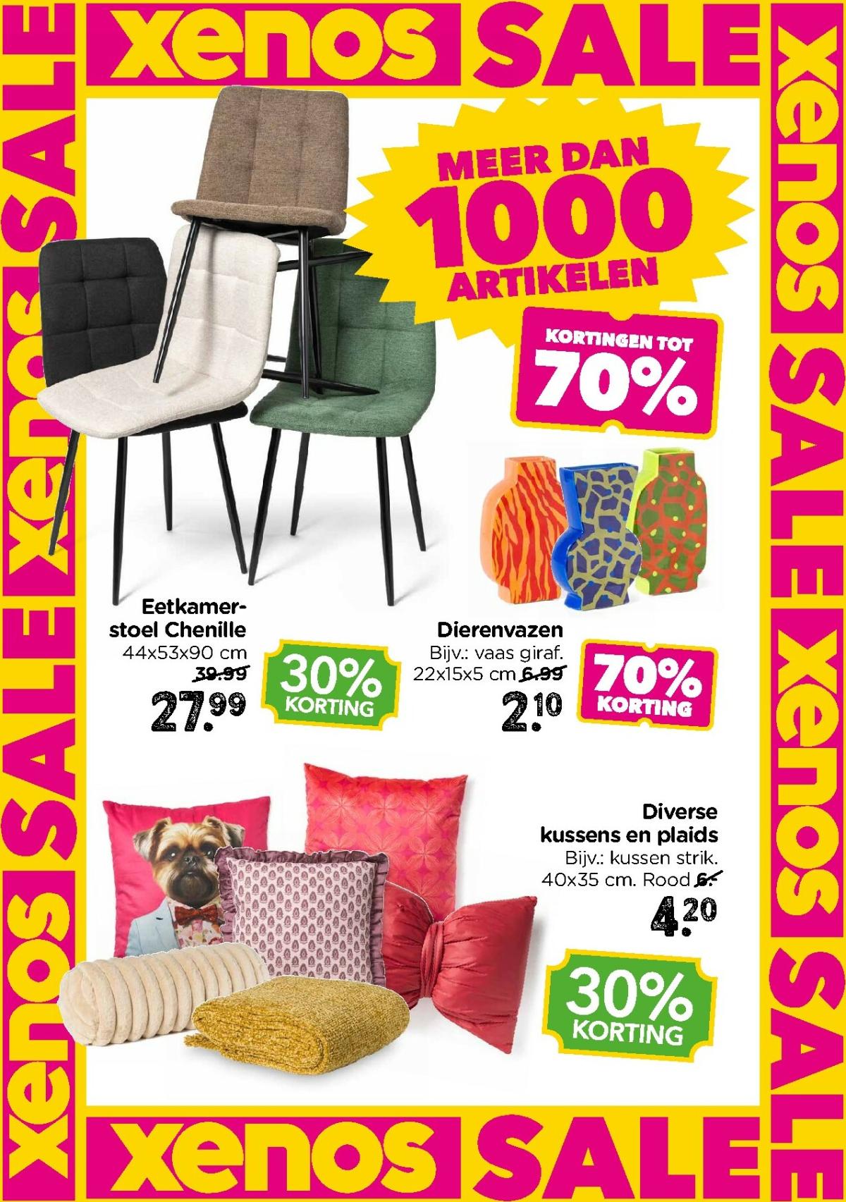 De Xenos folder geldig vanaf 25-12 t/m 10-01