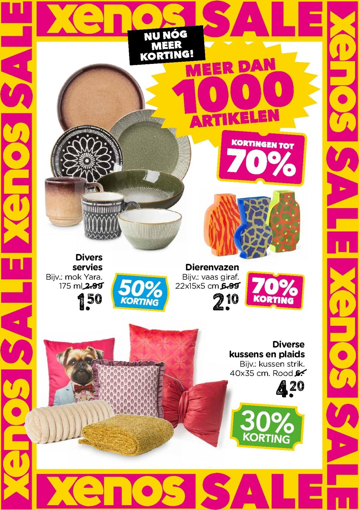De Xenos folder geldig vanaf 11-01 t/m 25-01