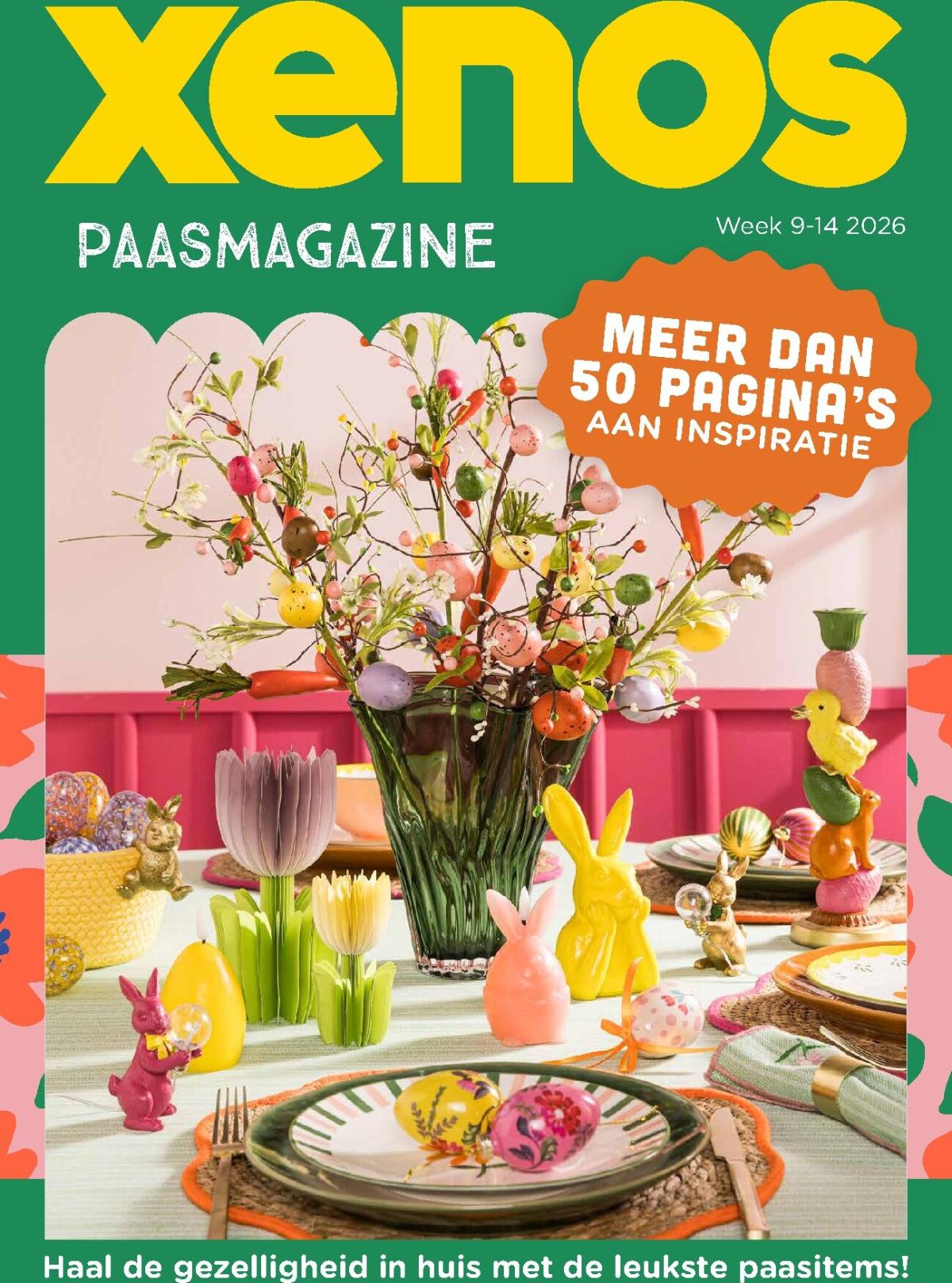 De Xenos - Paasmagazine folder geldig vanaf 22-02-2026 t/m 06-04-2026