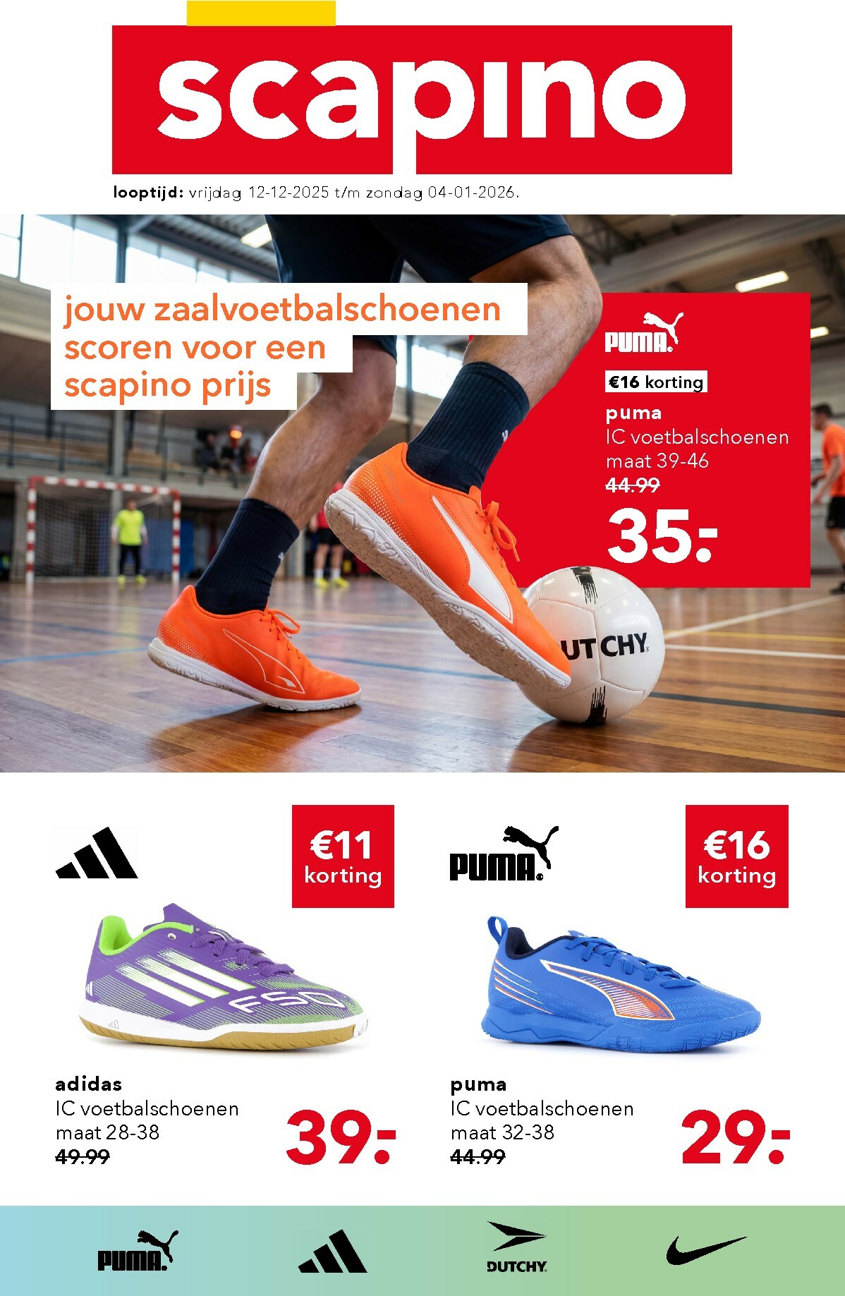 De Scapino folder geldig vanaf 12-12 t/m 04-01