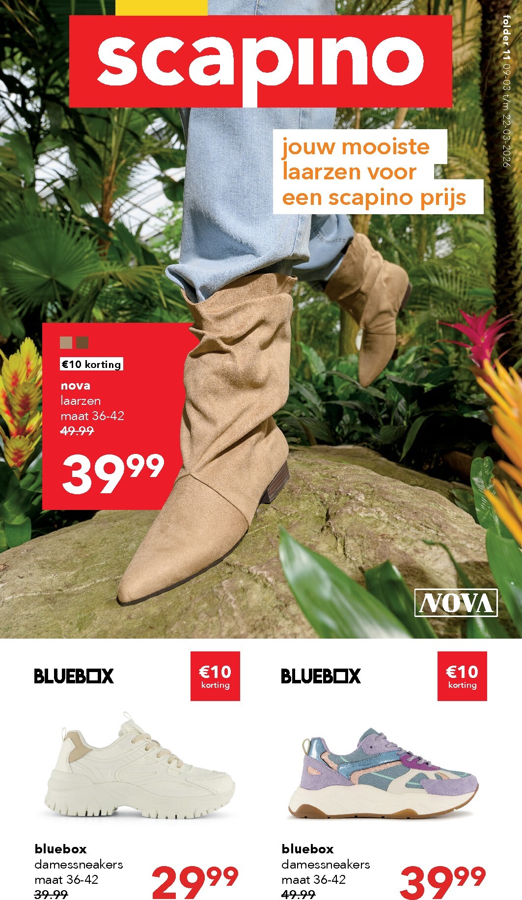 De Scapino folder geldig vanaf 09-03-2026 t/m 22-03-2026