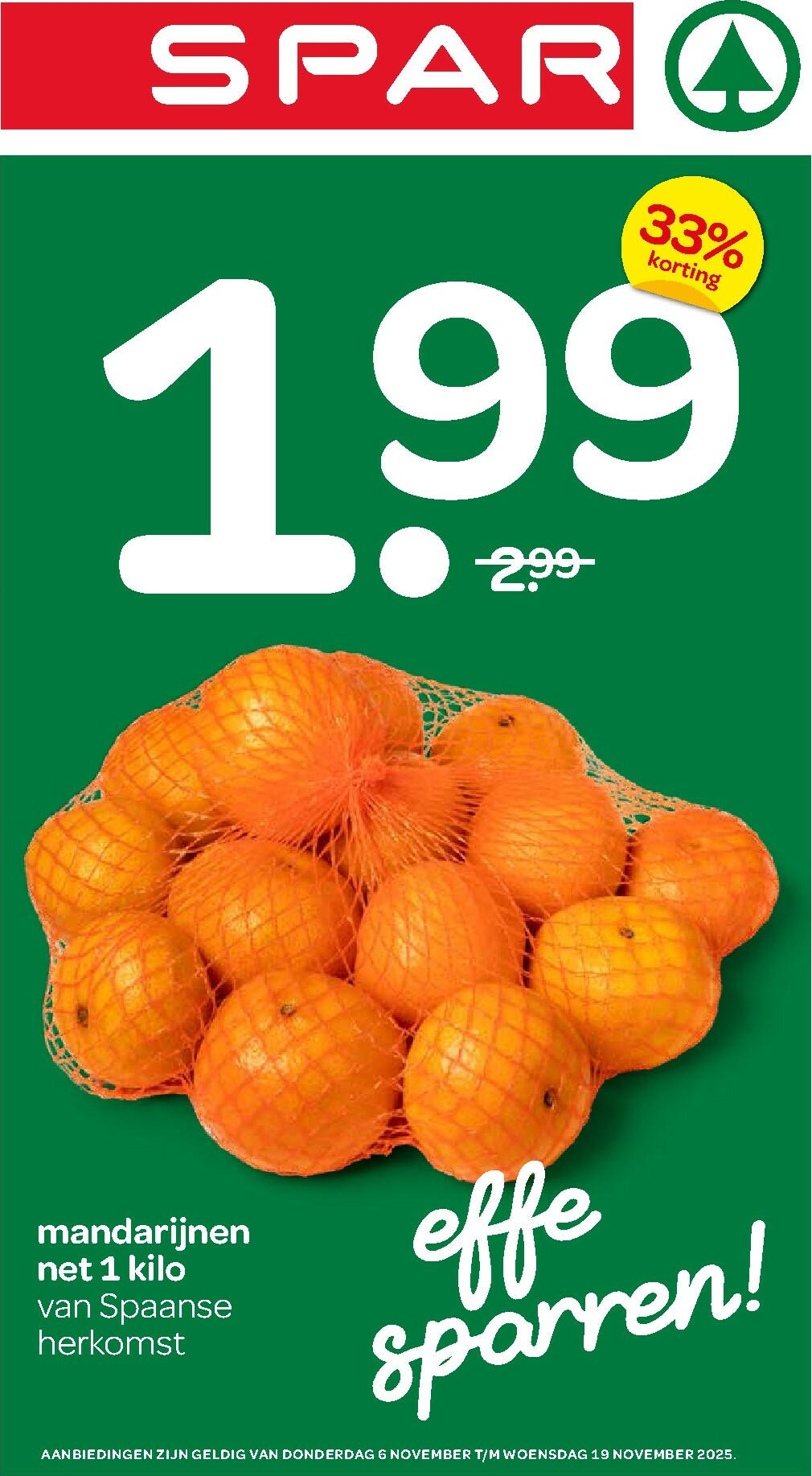 De SPAR folder geldig vanaf 06-11 t/m 19-11