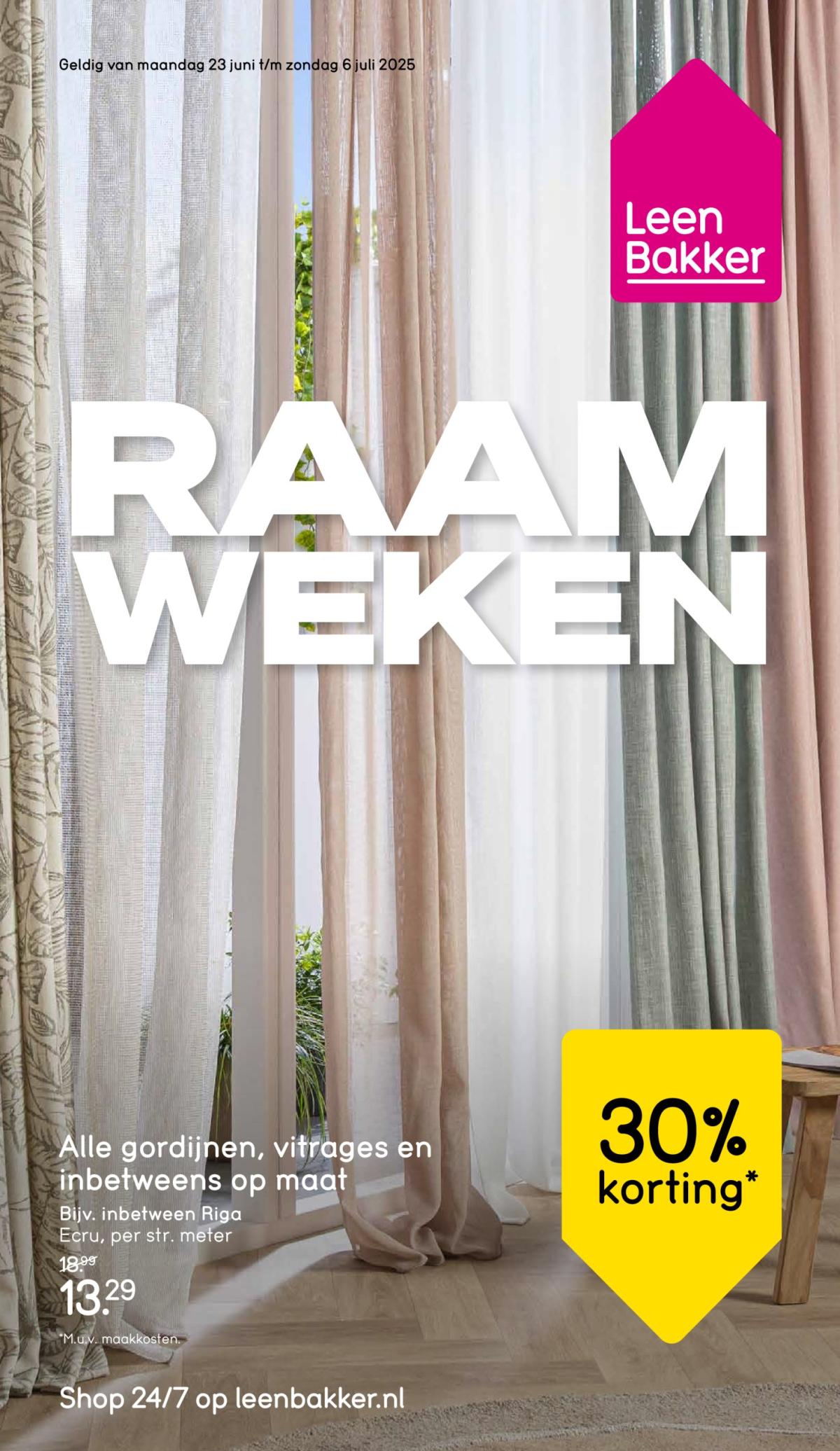 Leen Bakker folder geldig vanaf 23-06 t/m 06-07
