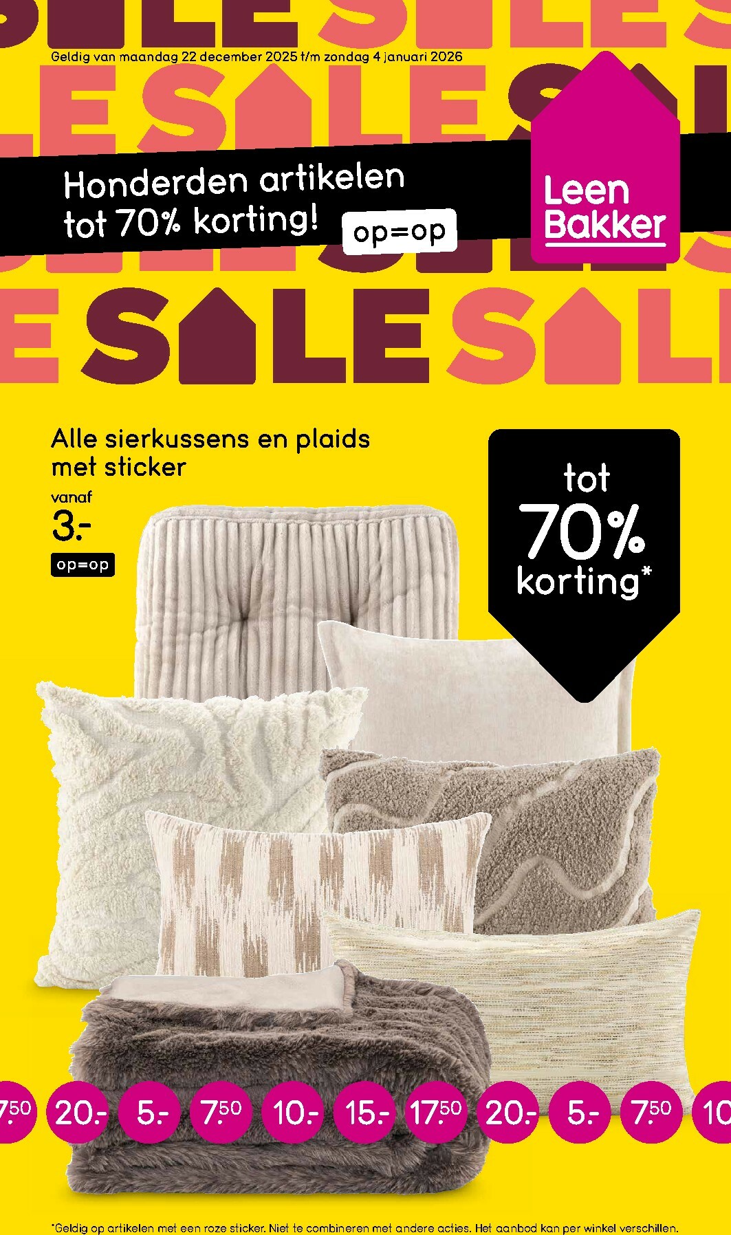 De Leen Bakker folder geldig vanaf 22-12 t/m 04-01