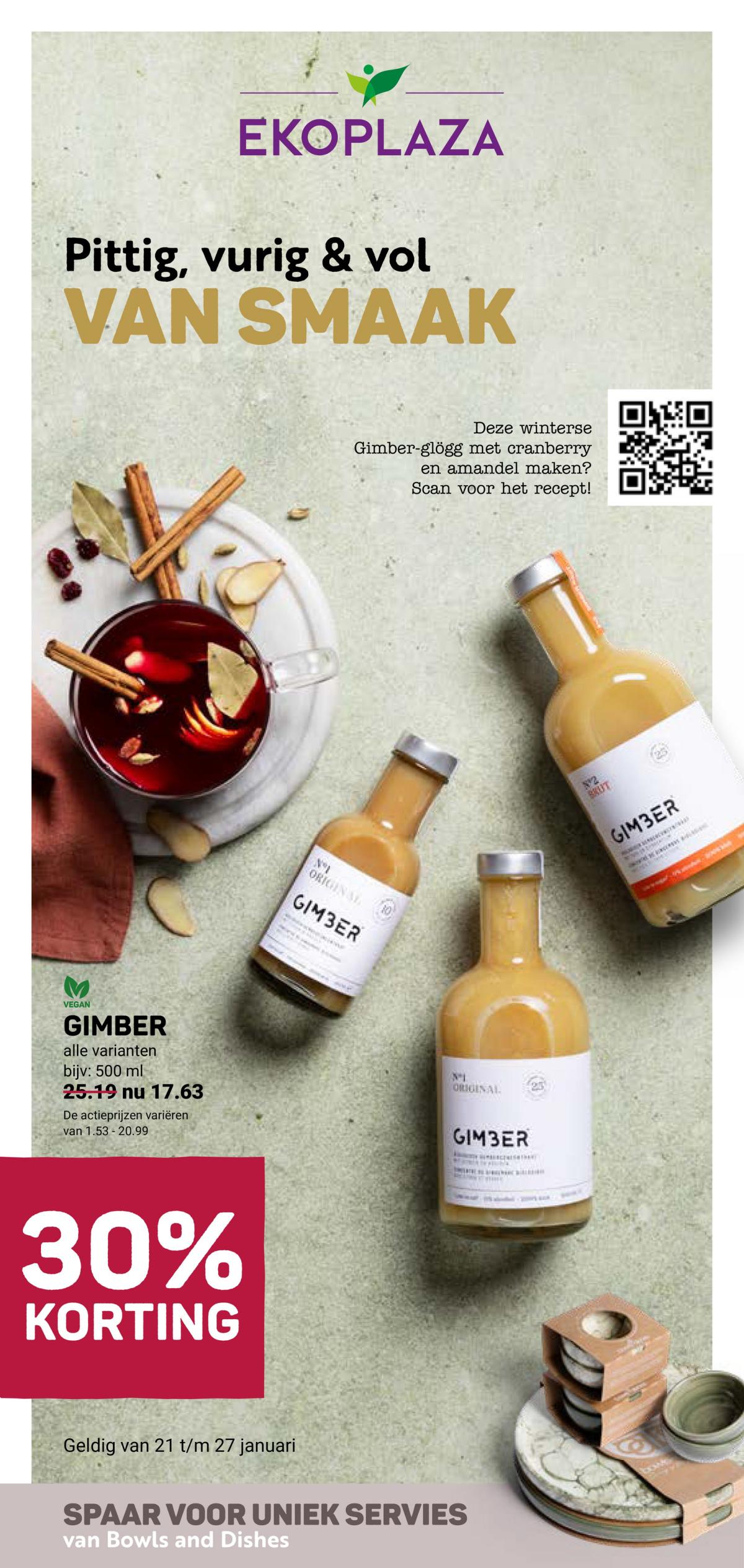 De Ekoplaza folder geldig vanaf 21-01 t/m 27-01