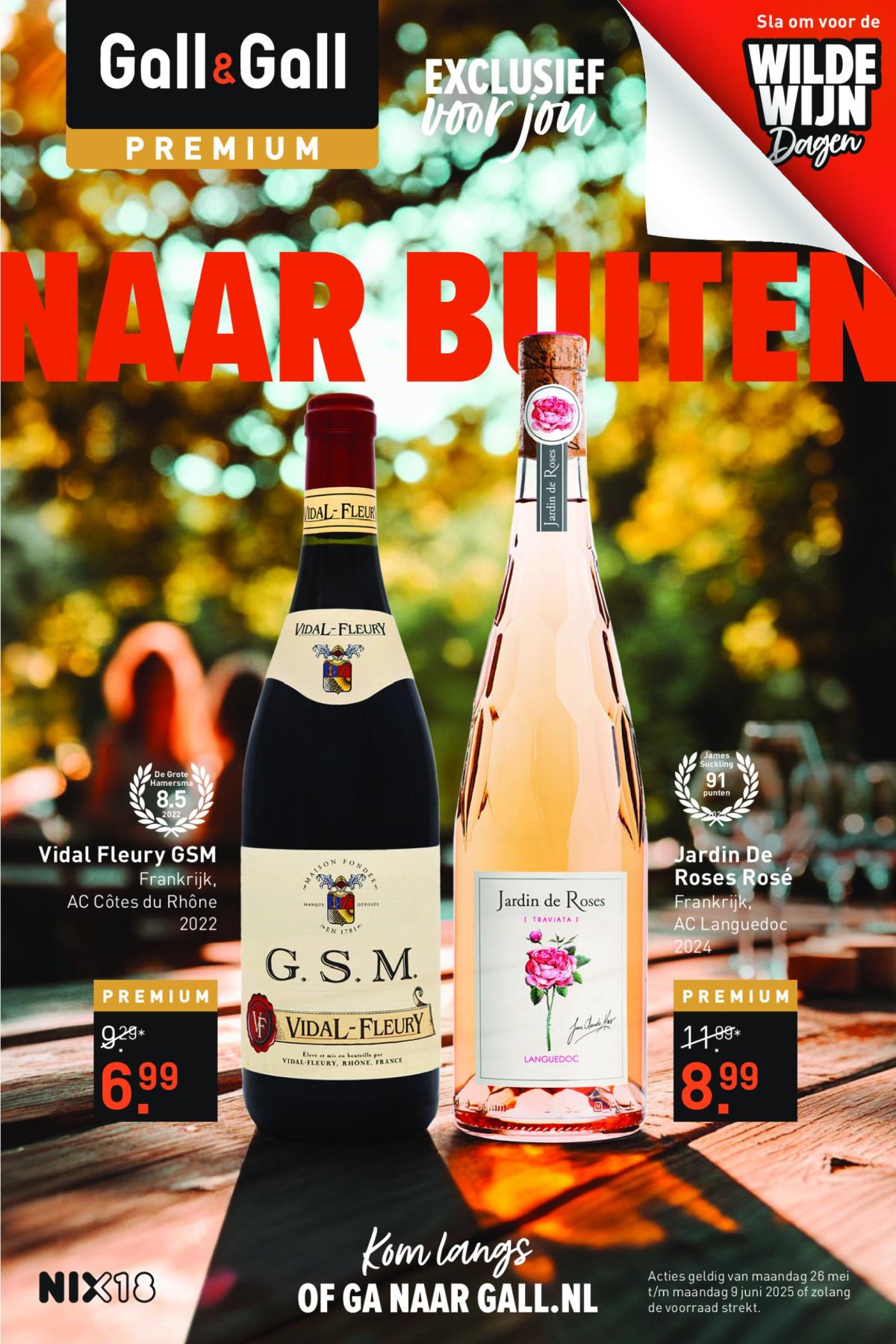 Gall&Gall Premium folder geldig vanaf 26-05 t/m 09-06