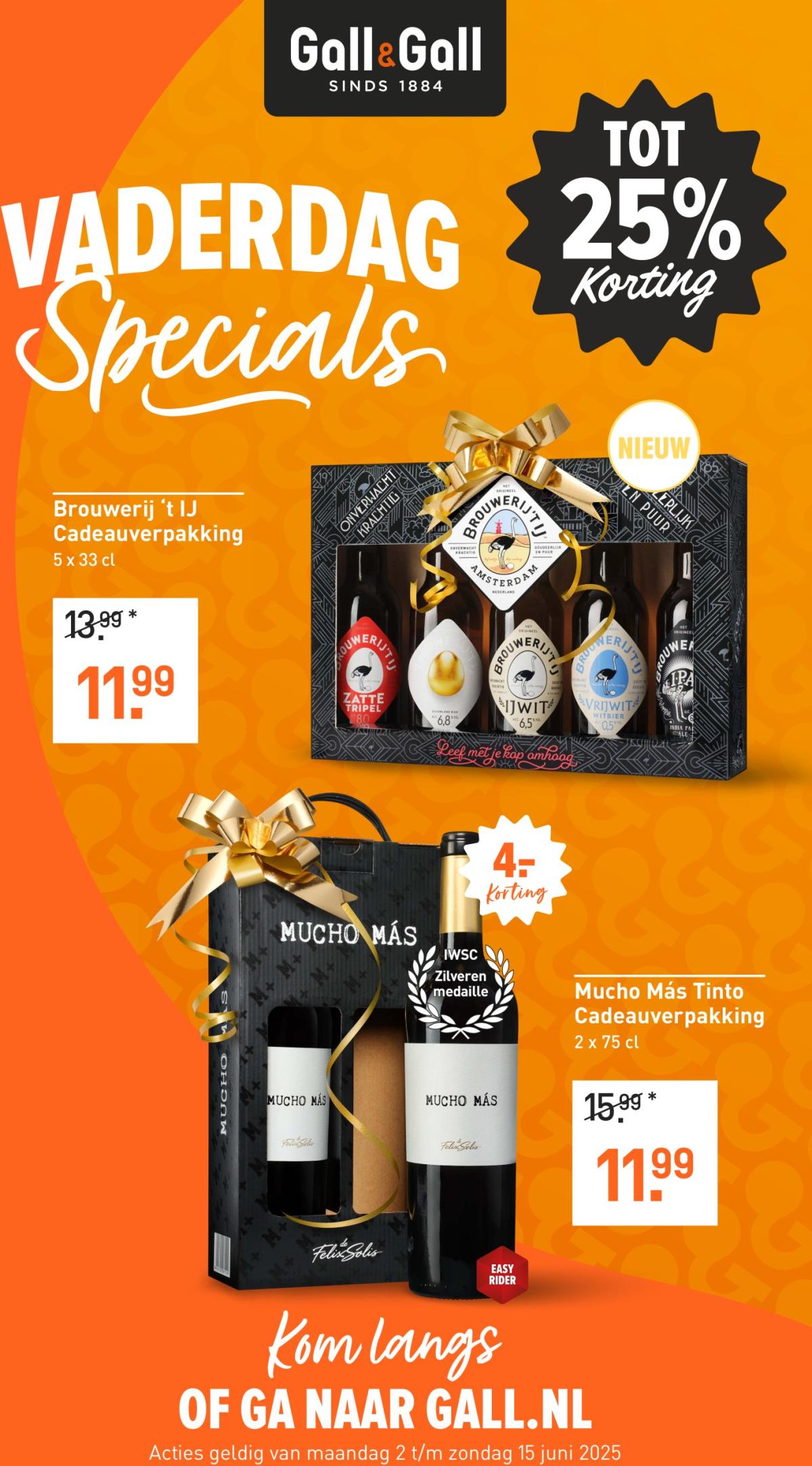 Gall&Gall - Vaderdag Specials folder geldig vanaf 02-06 t/m 15-06