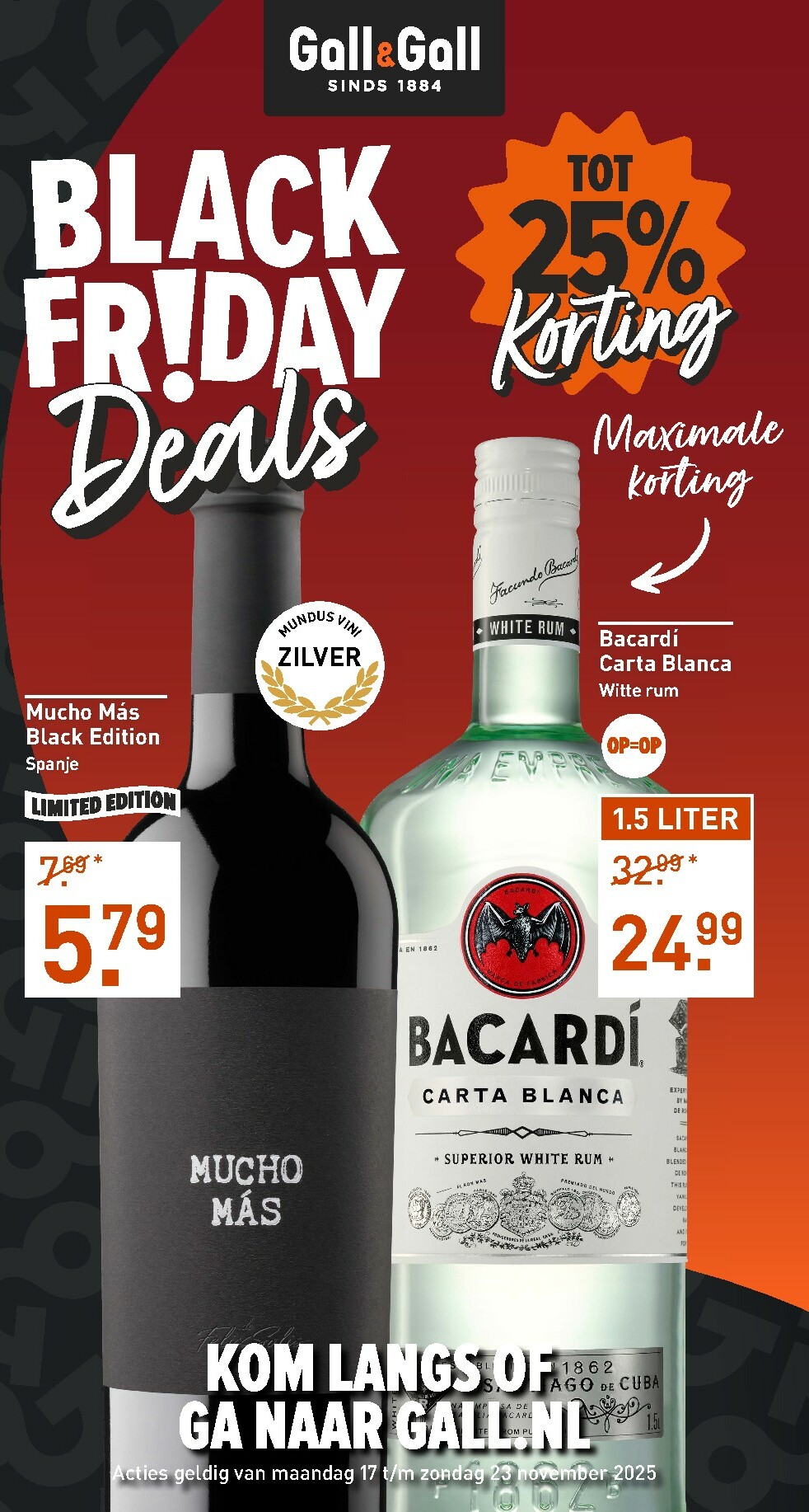 De Gall&Gall folder geldig vanaf 17-11 t/m 23-11