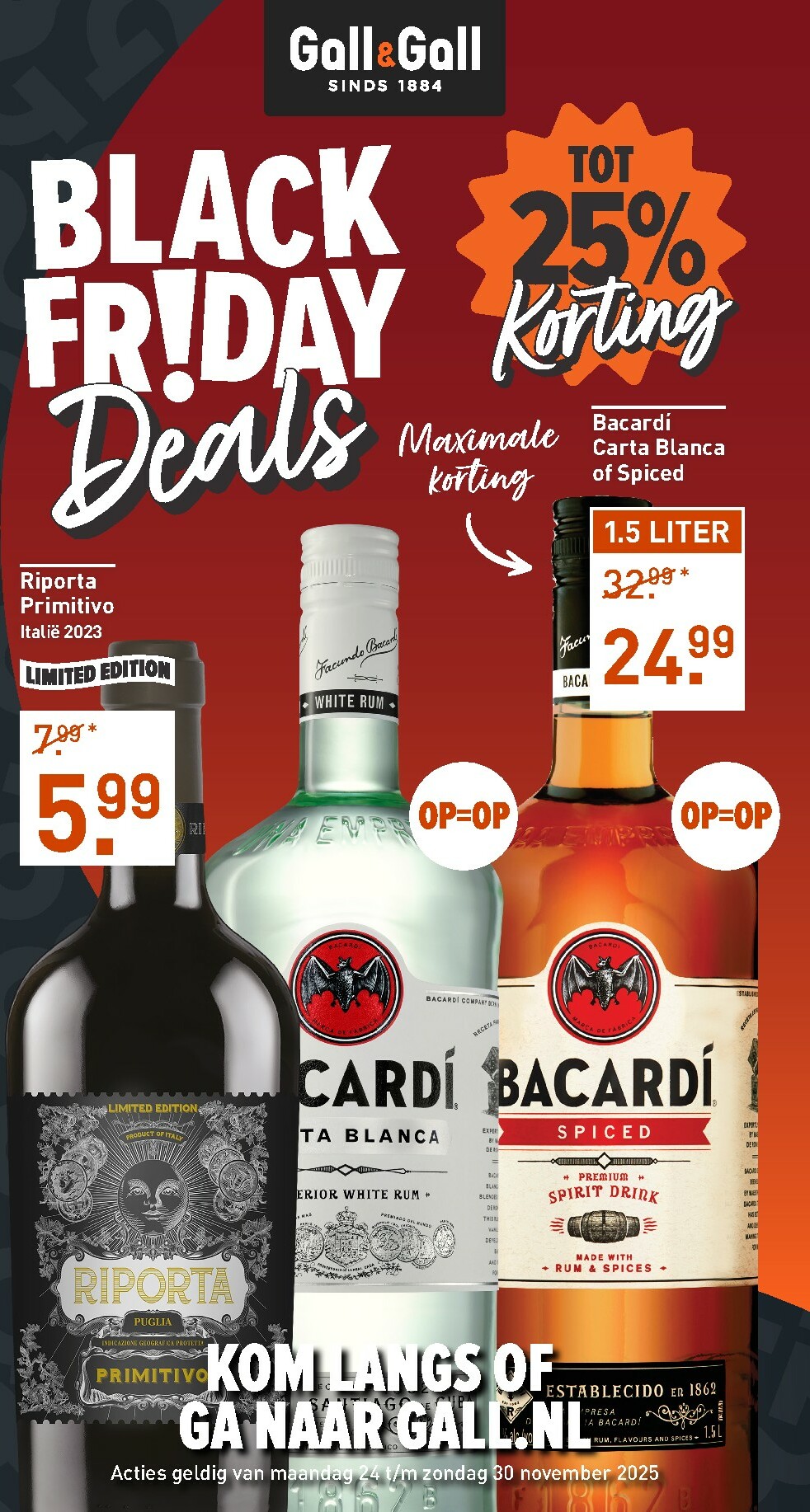 De Gall&Gall - Black Friday folder geldig vanaf 24-11 t/m 30-11