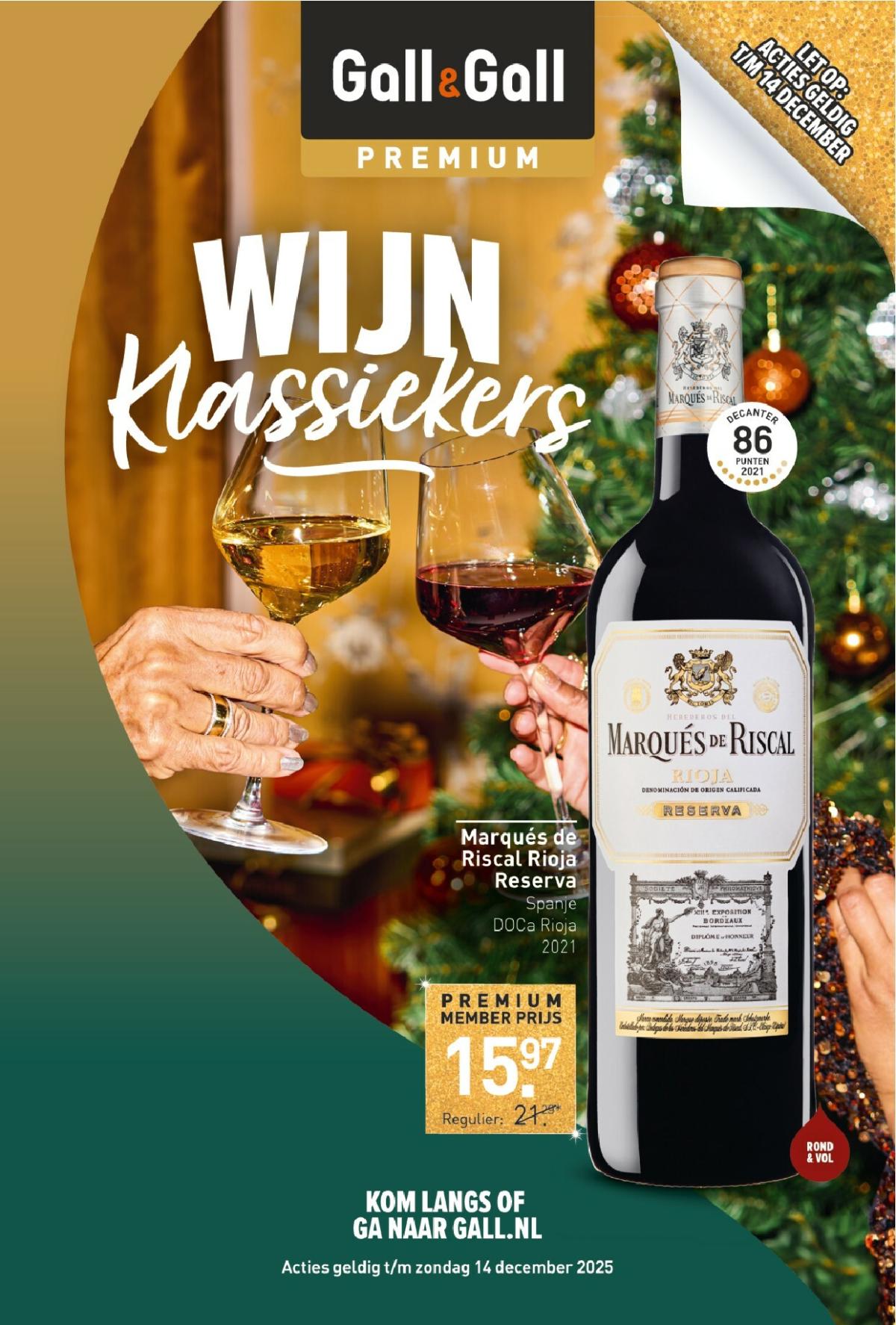 De Gall&Gall Premium folder geldig vanaf 08-12 t/m 14-12