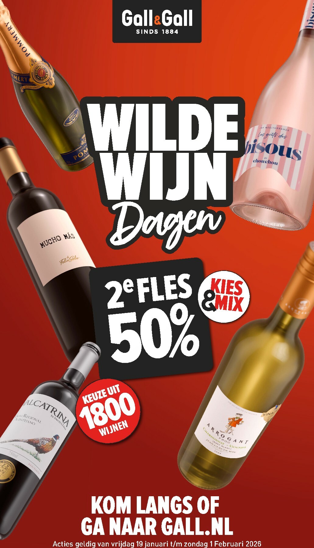 De Gall&Gall folder geldig vanaf 19-01 t/m 01-02