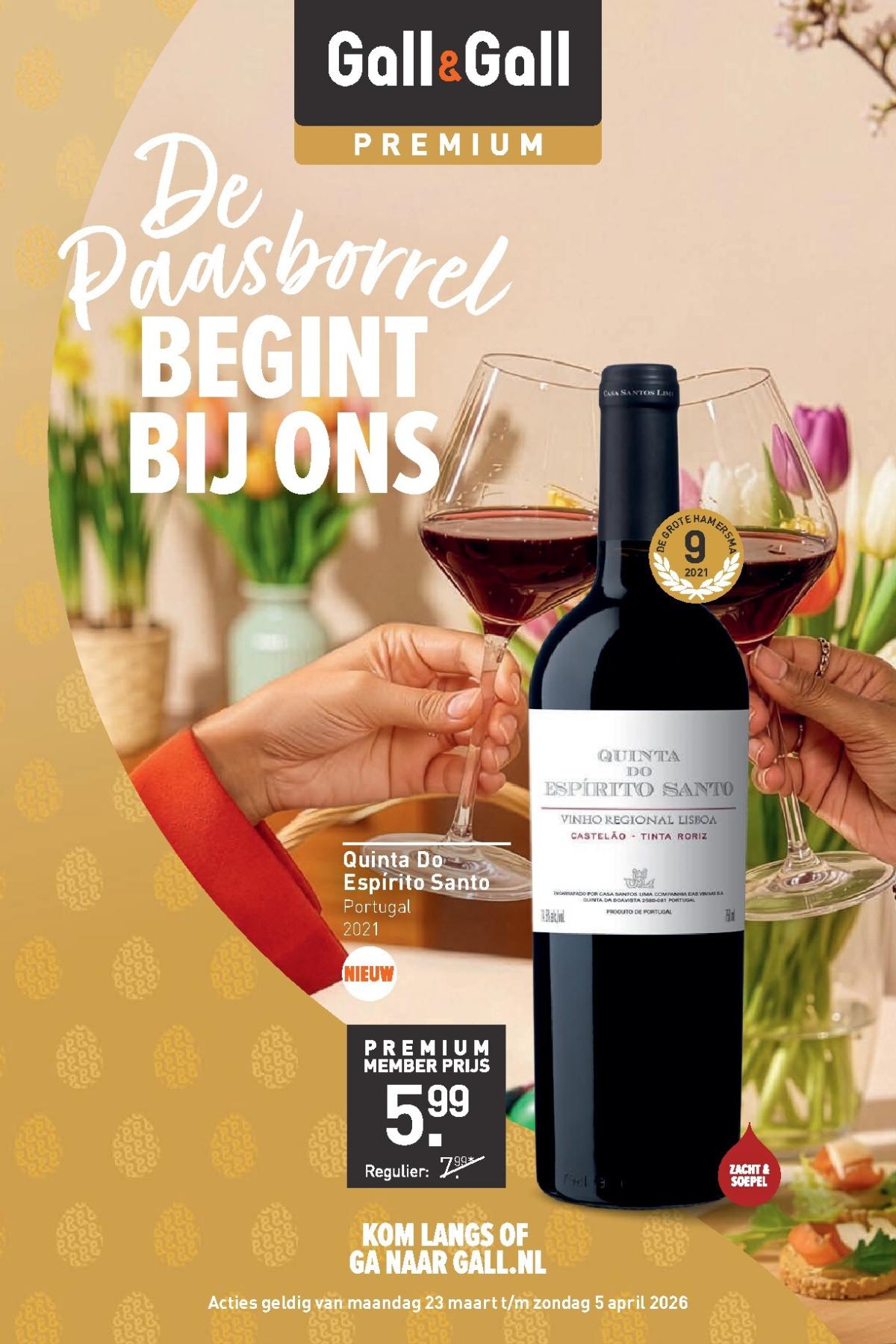 De Gall&Gall Premium folder geldig vanaf 23-03-2026 t/m 05-04-2026