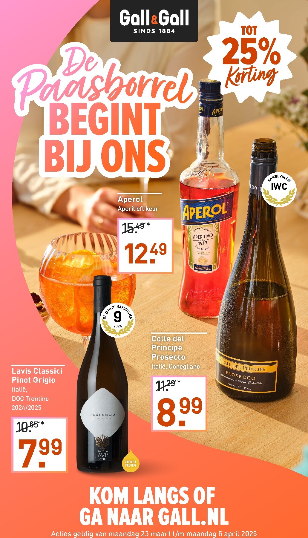De Gall&Gall folder geldig vanaf 23-03-2026 t/m 05-04-2026