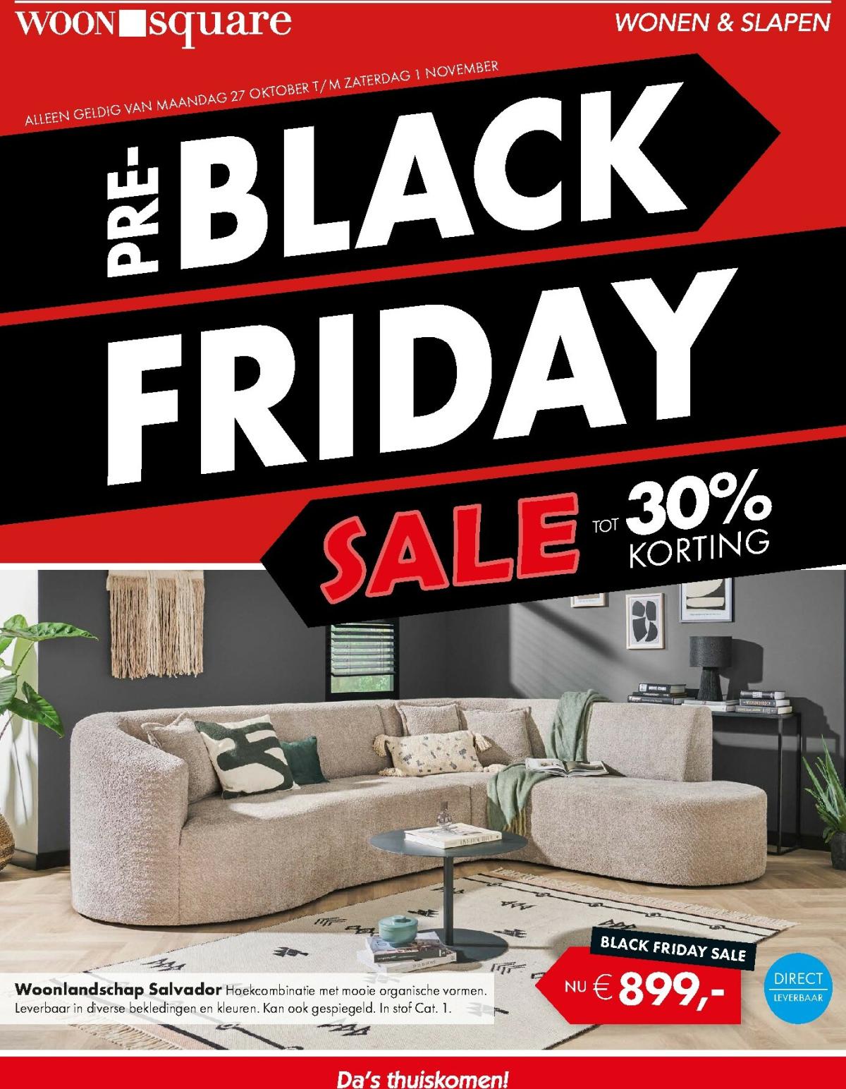 De Woonsquare folder geldig vanaf 27-10 t/m 01-11