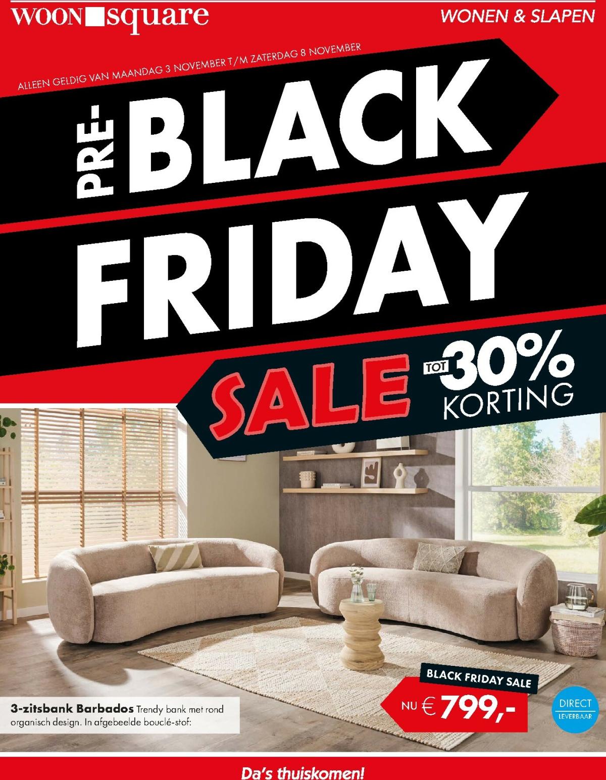 De Woonsquare folder geldig vanaf 03-11 t/m 08-11