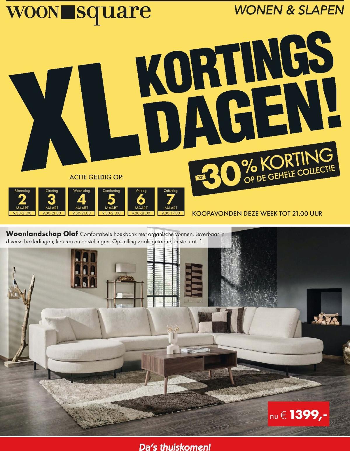 De Woonsquare folder geldig vanaf 02-03-2026 t/m 07-03-2026