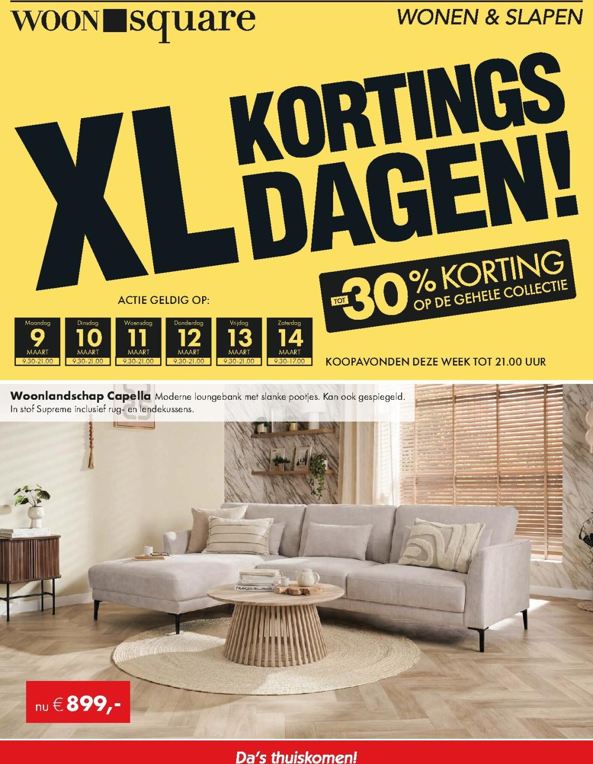 De Woonsquare folder geldig vanaf 09-03-2026 t/m 14-03-2026