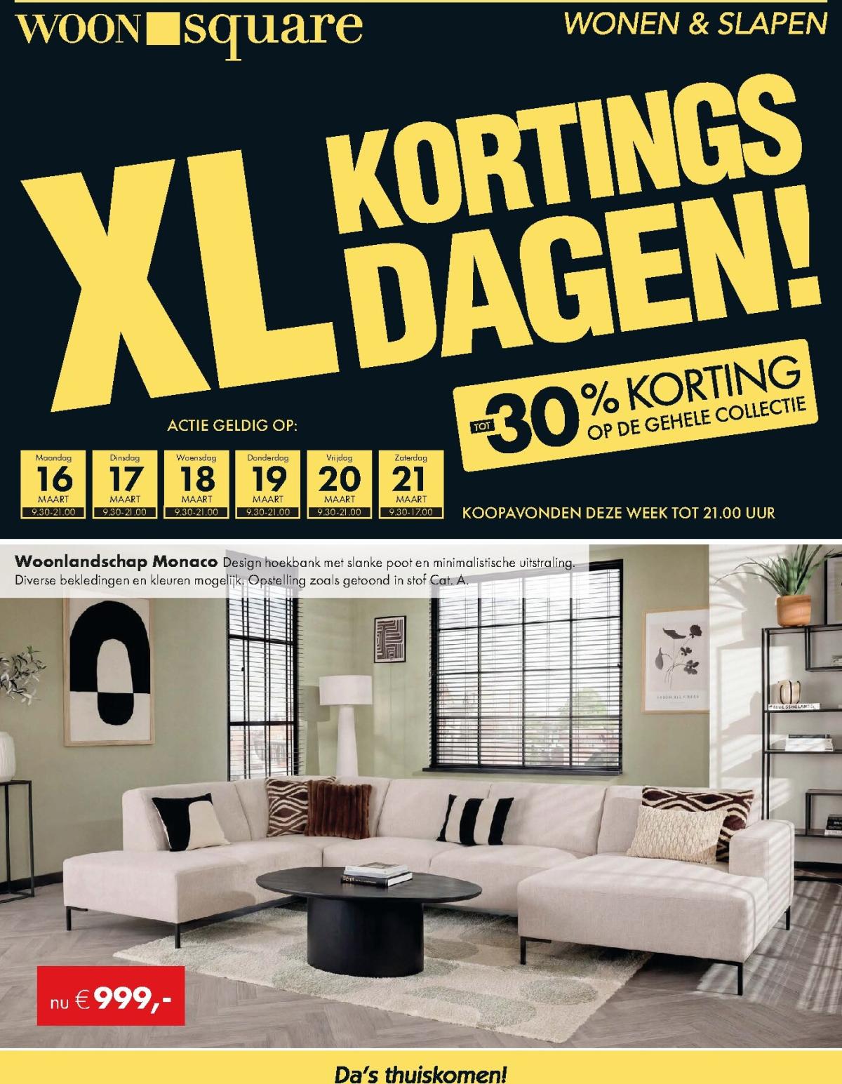 De Woonsquare folder geldig vanaf 16-03-2026 t/m 21-03-2026