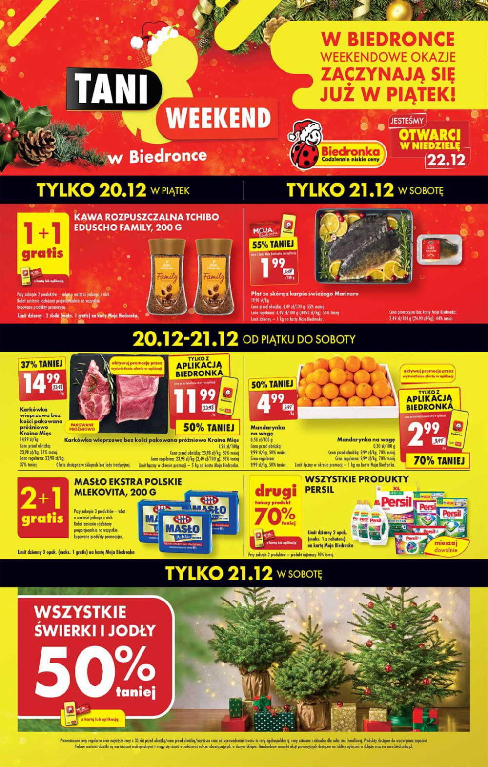 Biedronka - Tani weekend gazetka ważna od 20.12. - 21.12.