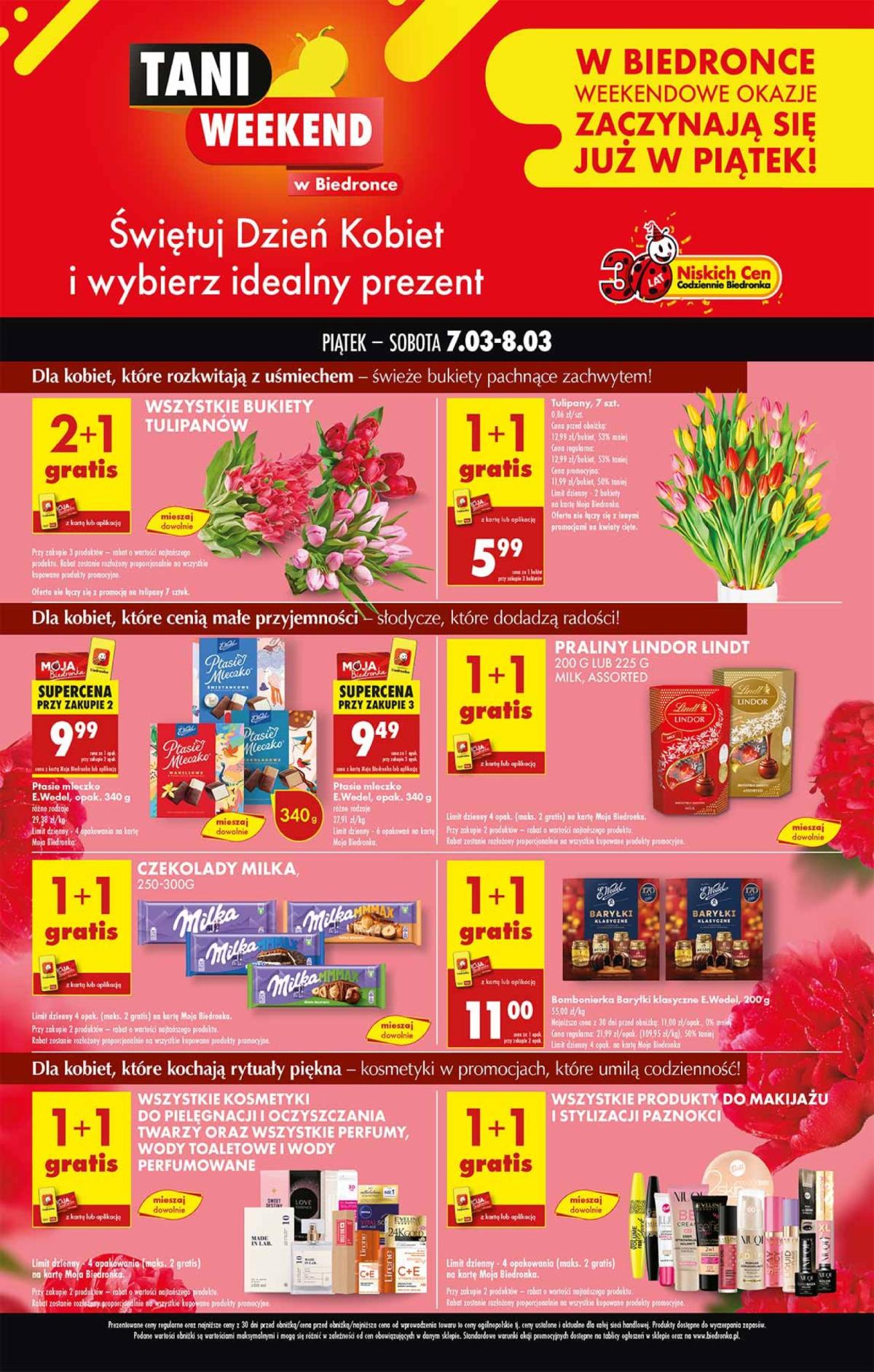 Biedronka - Tani weekend gazetka ważna od 07.03. - 08.03.