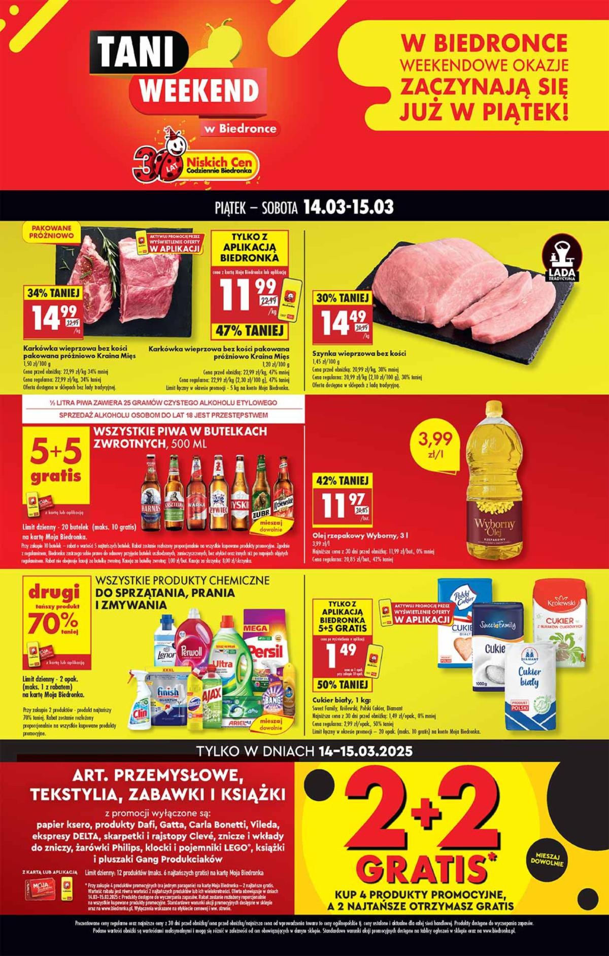 Biedronka - Weekend gazetka ważna od 14.03. - 15.03.