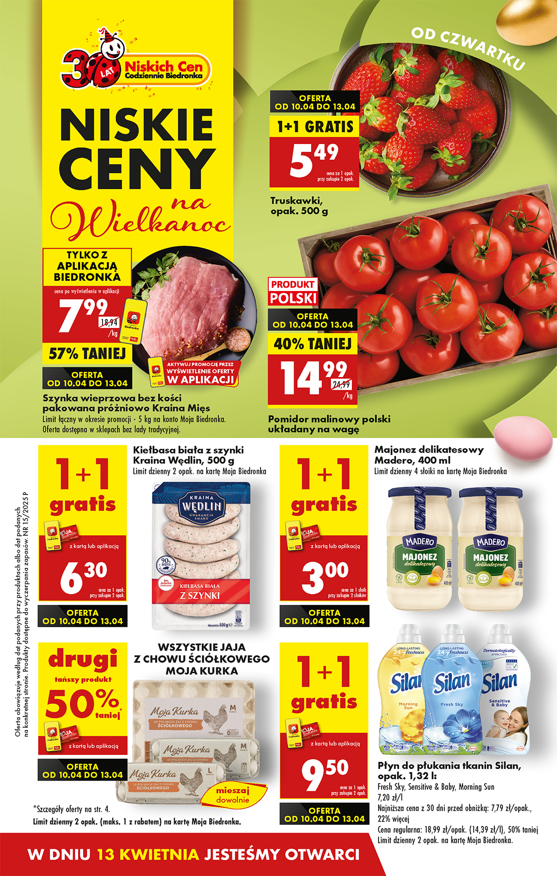 Biedronka gazetka ważna od 10.04. - 16.04.
