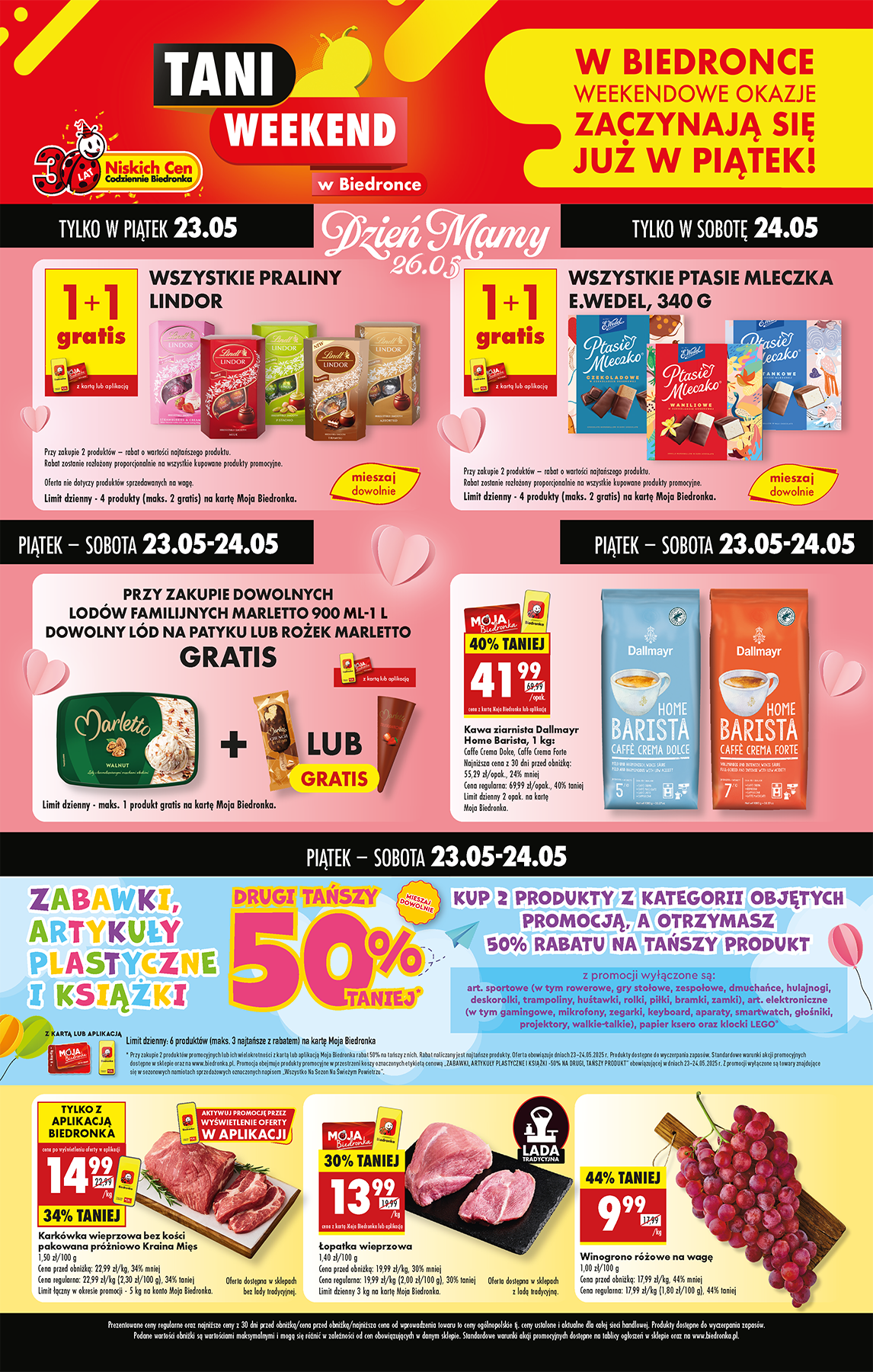Biedronka - Tani weekend gazetka ważna od 23.05. - 24.05.