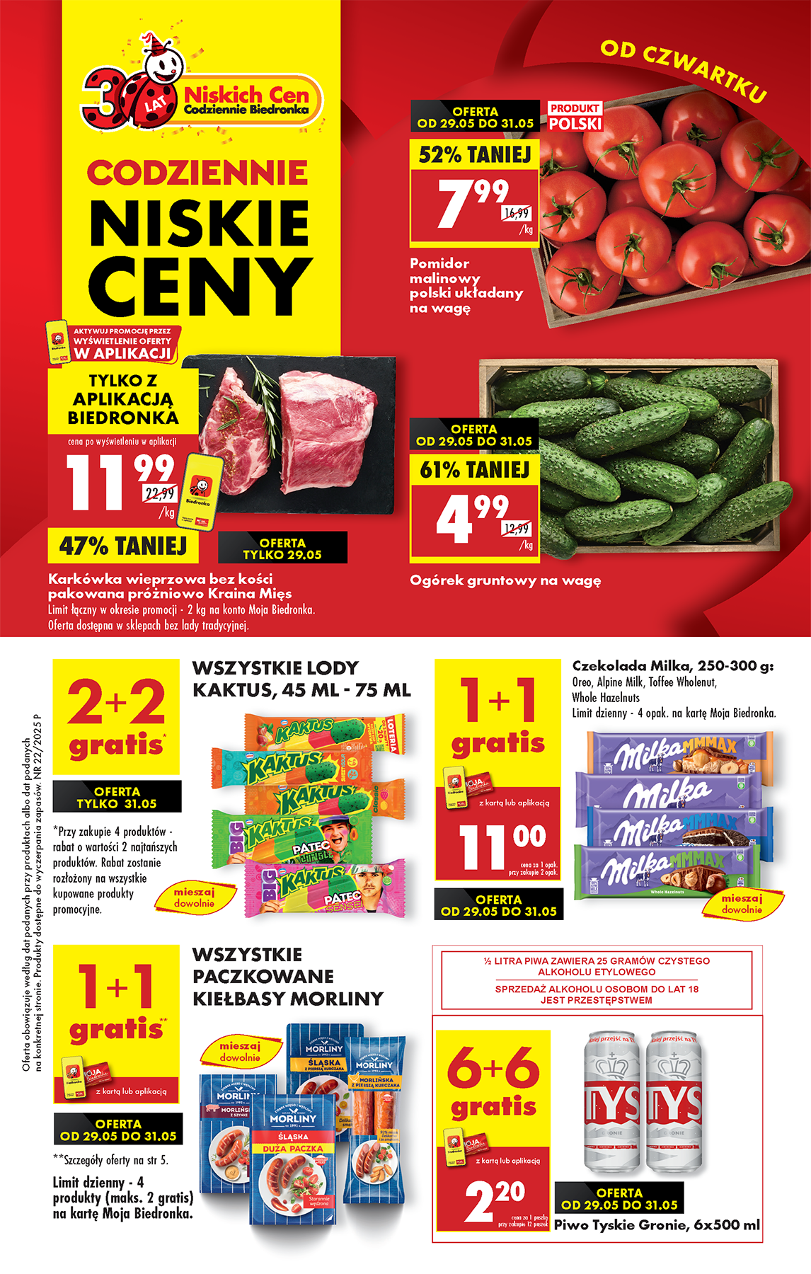 Biedronka gazetka ważna od 29.05. - 31.05.