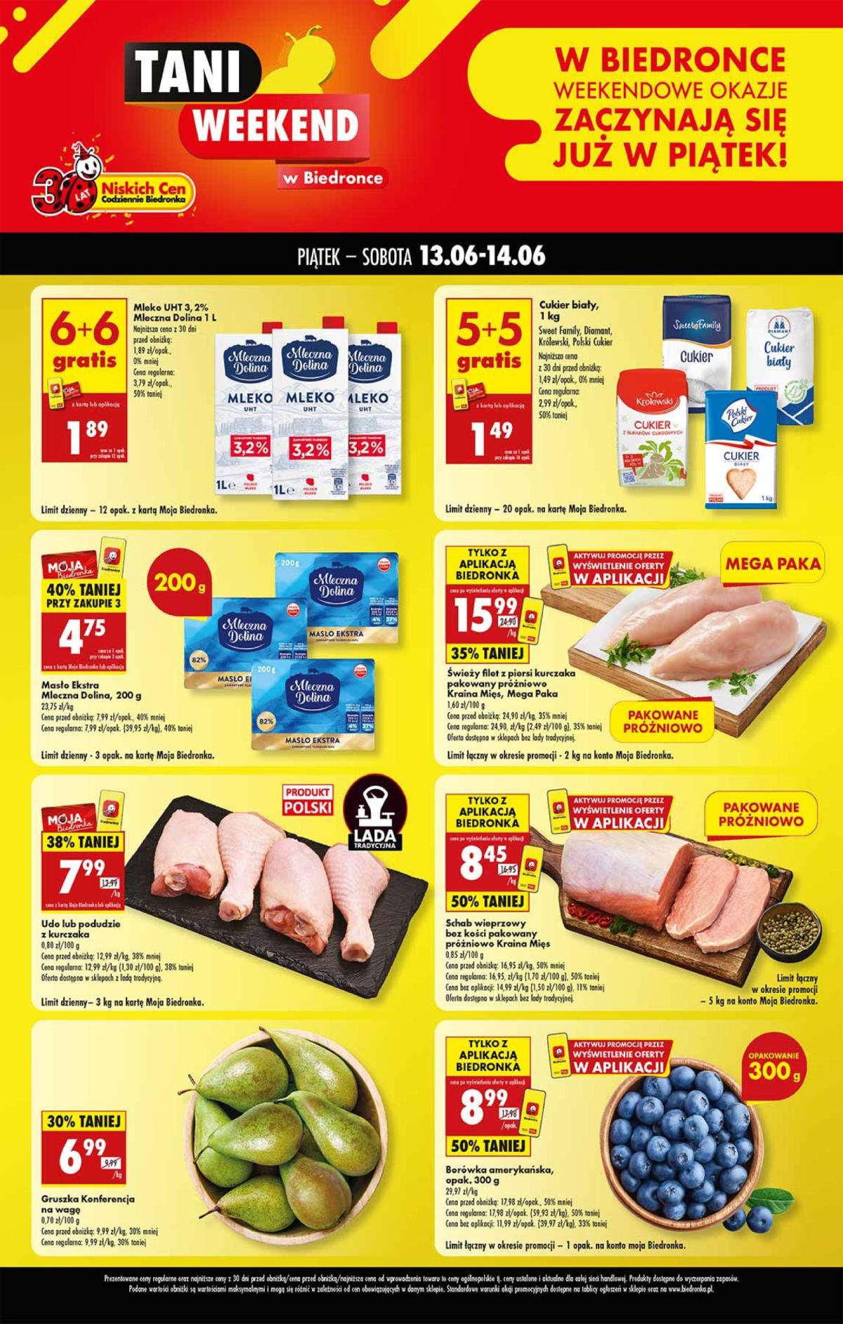 Gazetka Biedronka - Tani weekend ważna od 13.06. - 14.06.