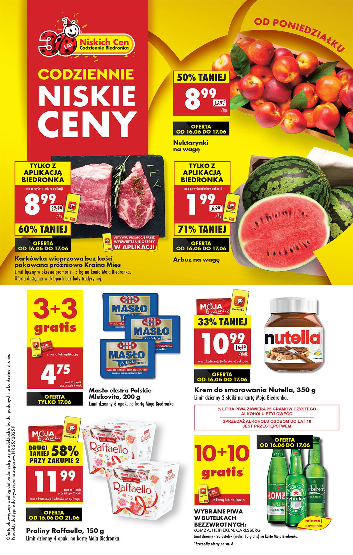 Gazetka Biedronka ważna od 16.06. - 21.06.