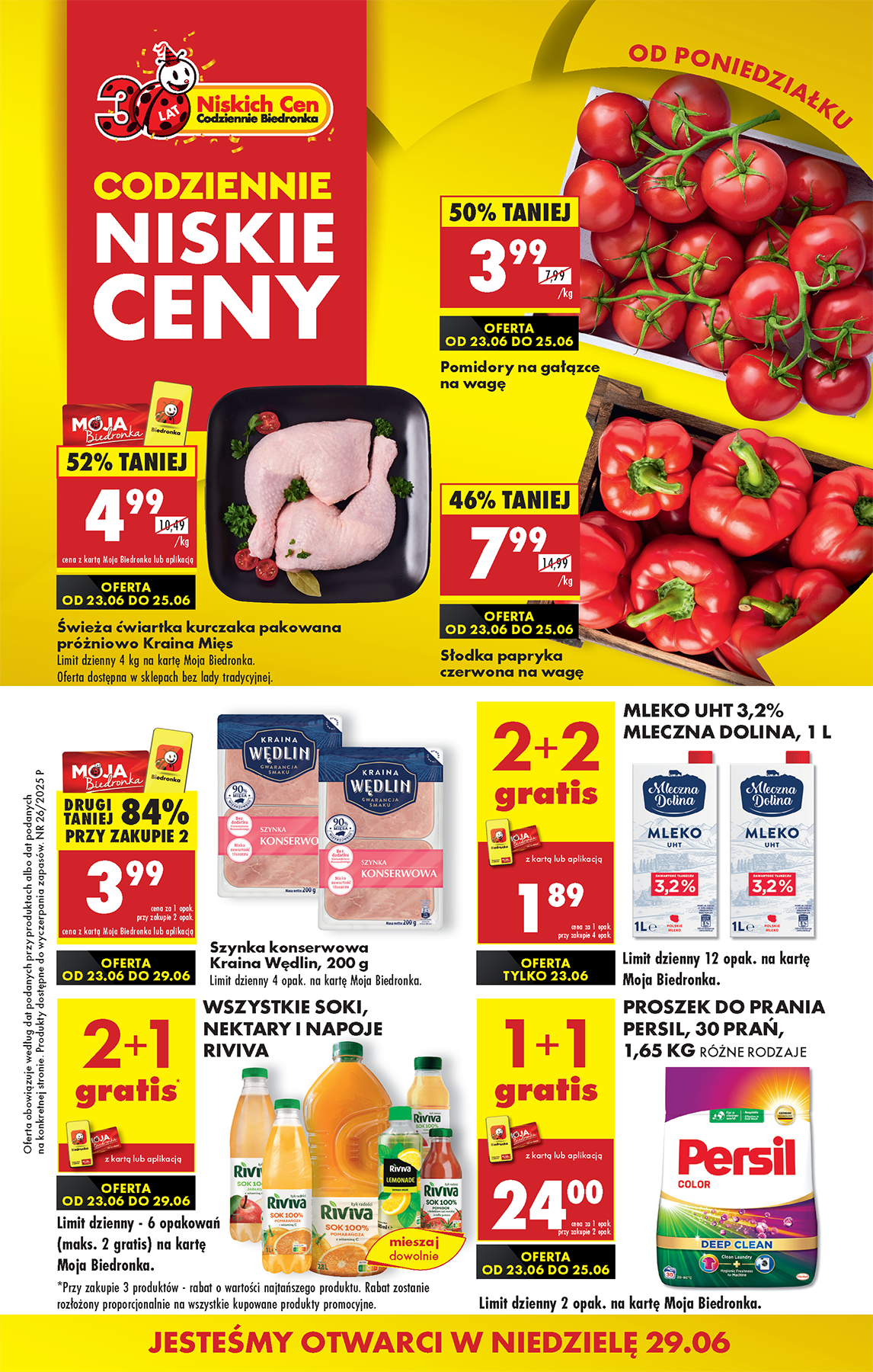 Gazetka Biedronka ważna od 23.06. - 28.06.