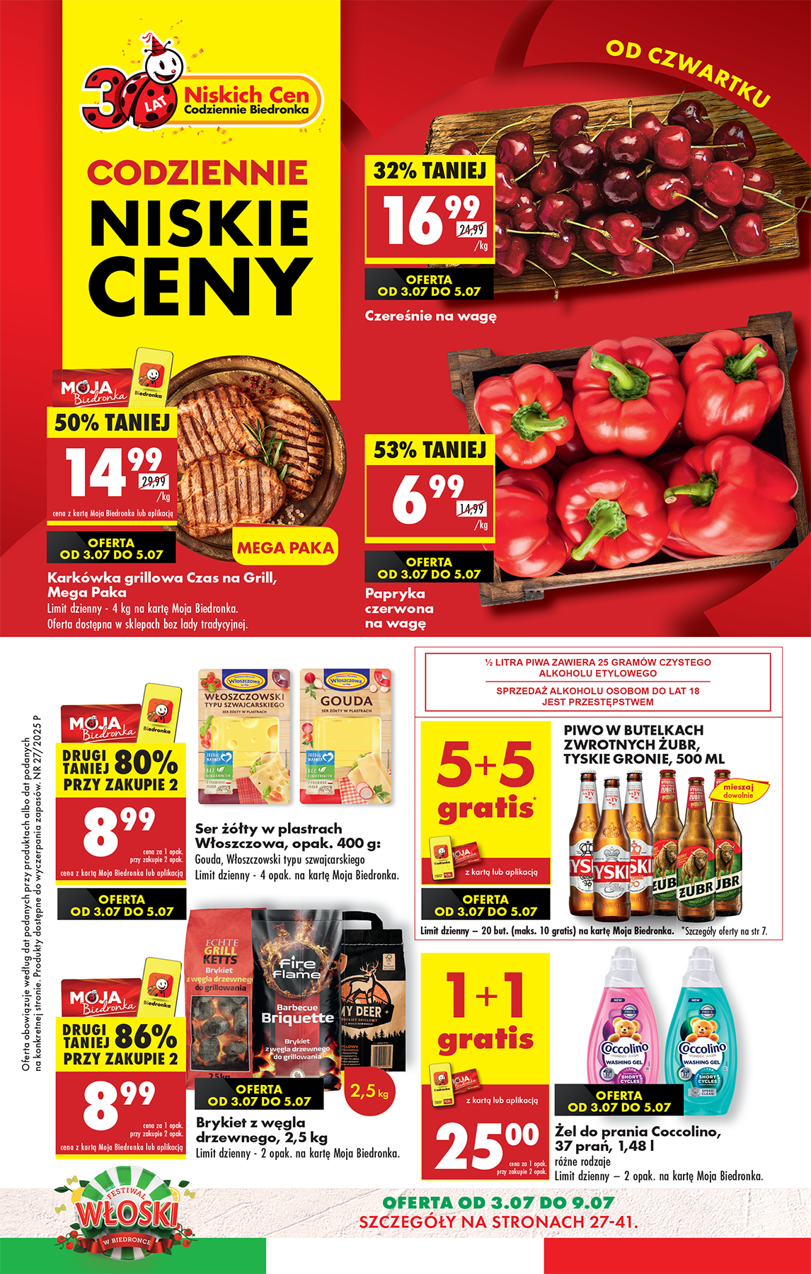 Gazetka Biedronka ważna od 03.07. - 09.07.