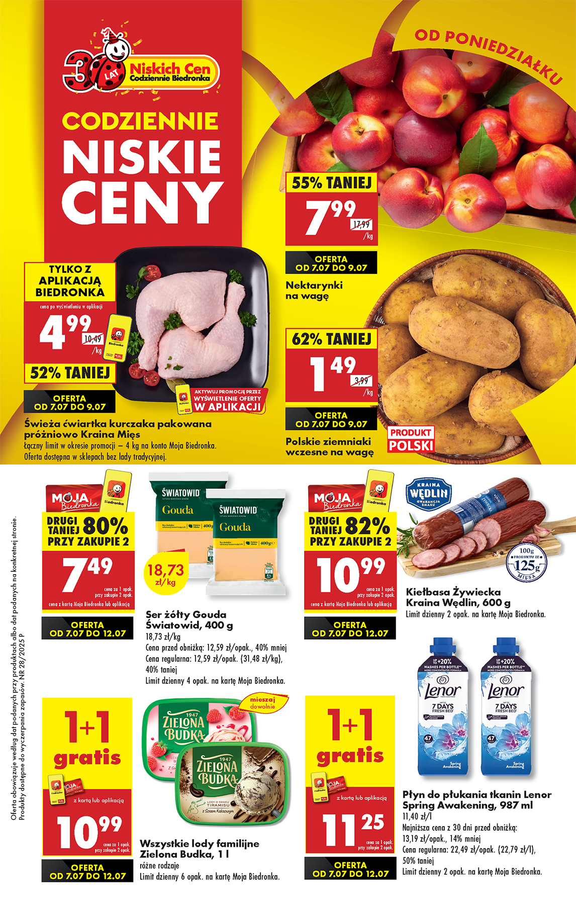 Gazetka Biedronka ważna od 07.07. - 12.07.