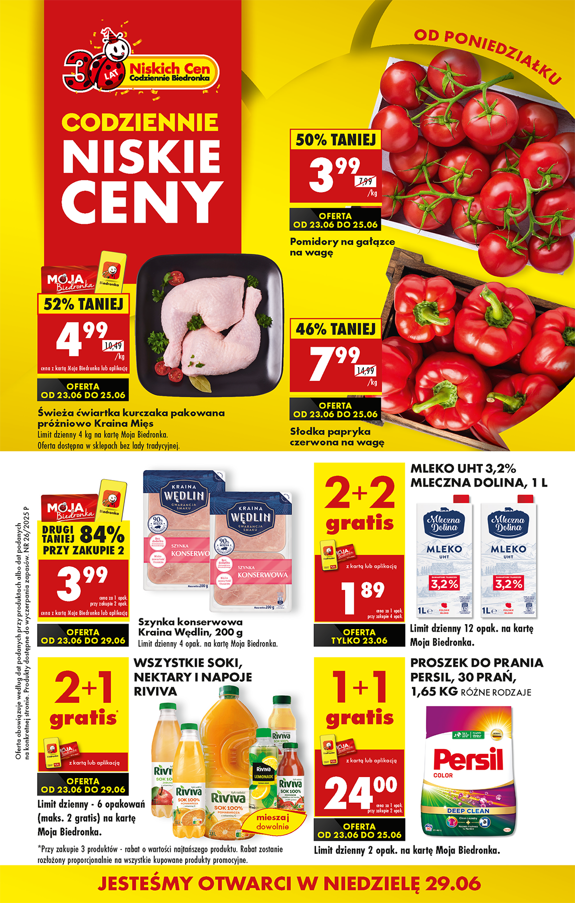 Gazetka Biedronka ważna od 23.06. - 29.06.