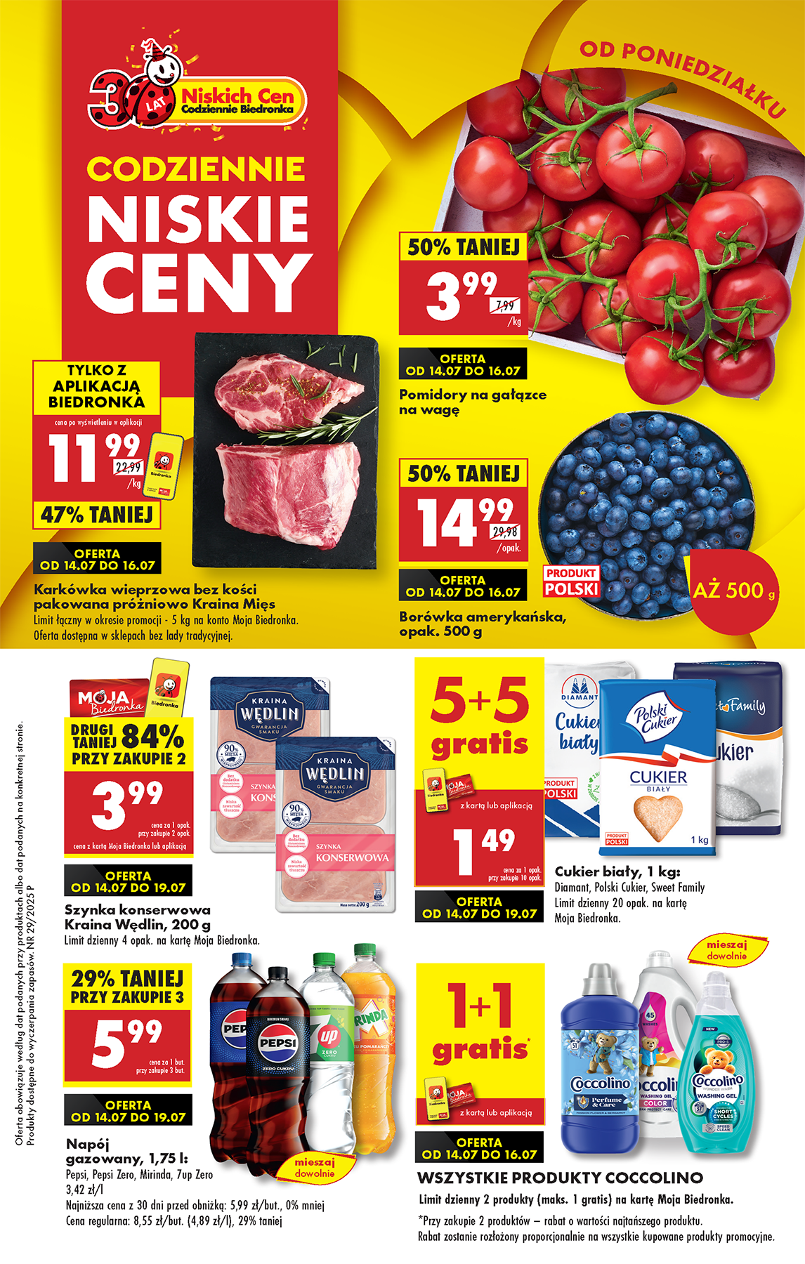 Gazetka Biedronka ważna od 14.07. - 19.07.