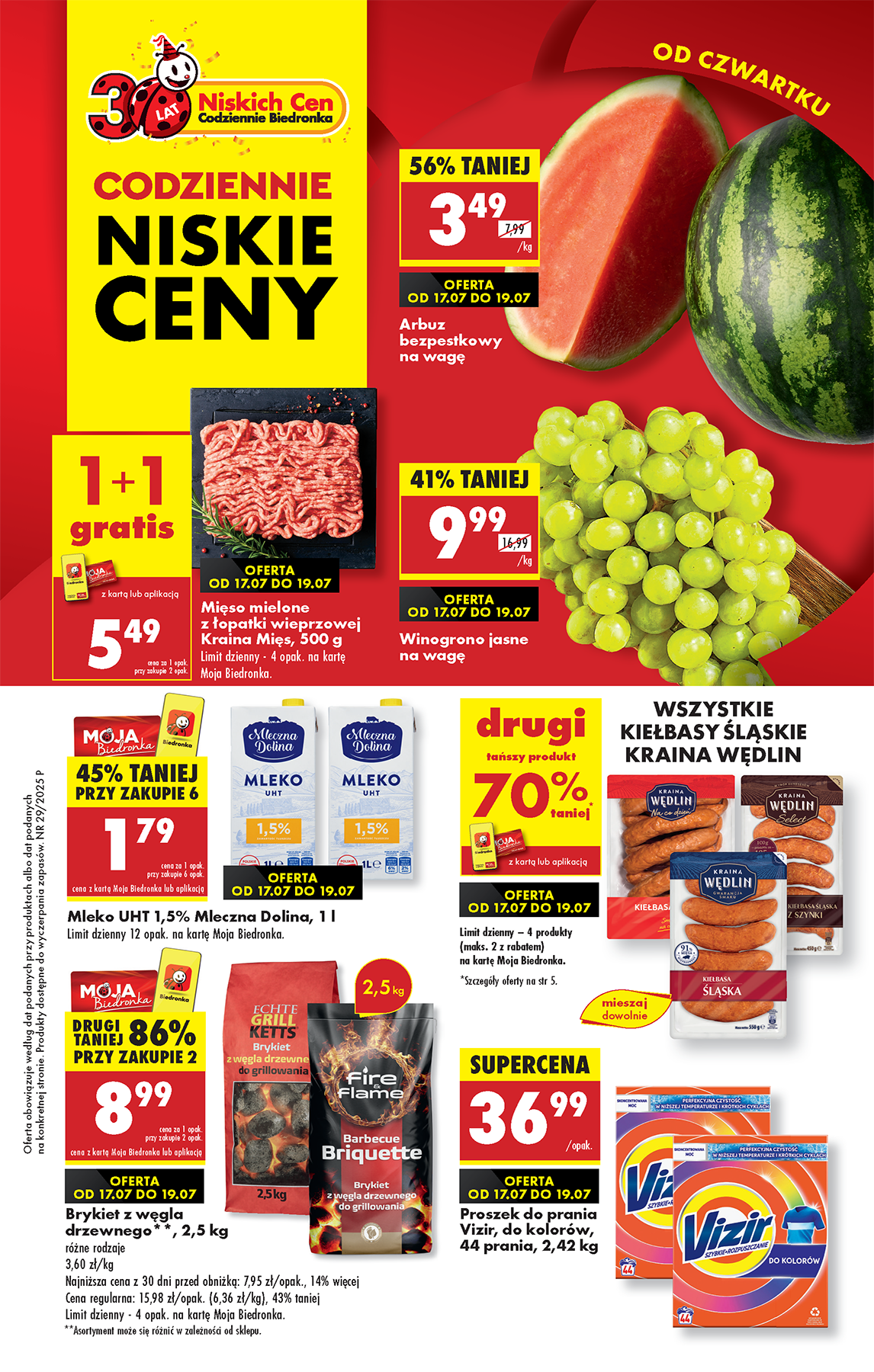 Gazetka Biedronka ważna od 17.07. - 23.07.