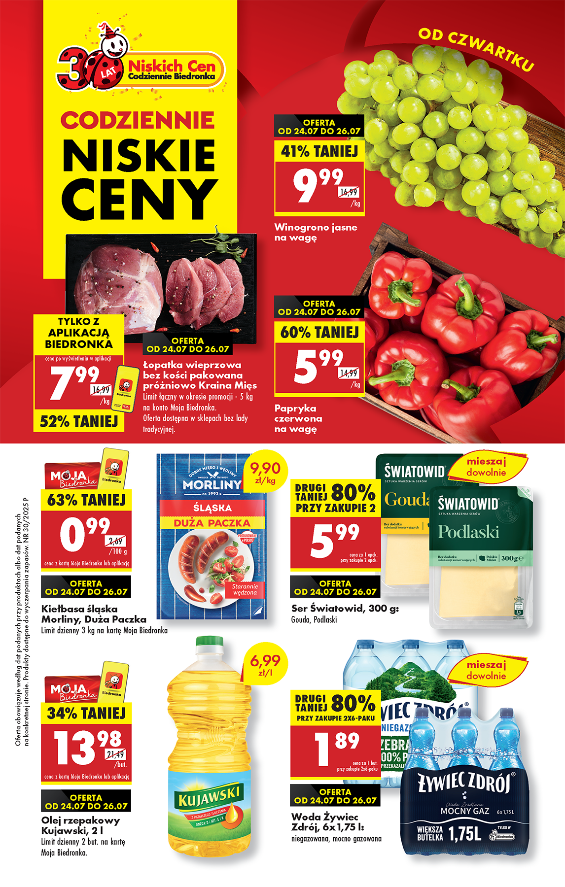 Gazetka Biedronka ważna od 24.07. - 26.07.