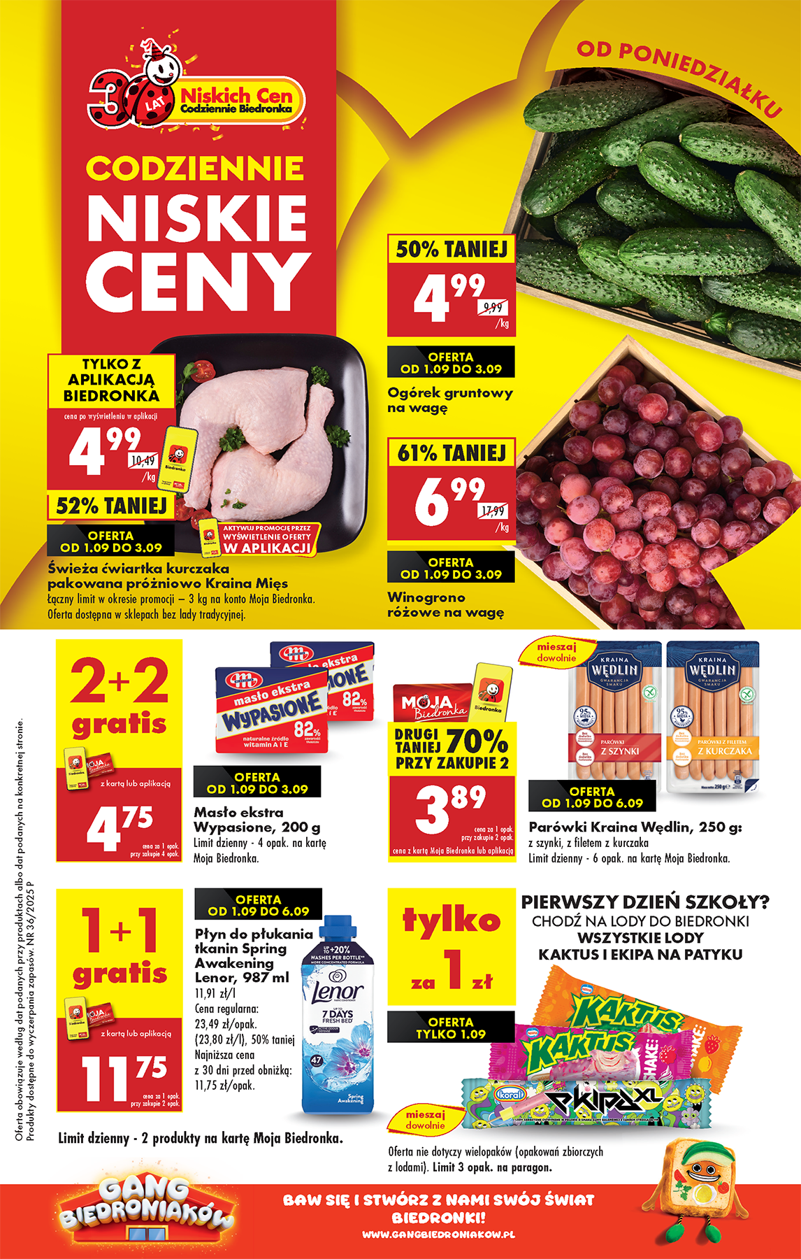 Gazetka Biedronka - ważna od 01.09. do 06.09.