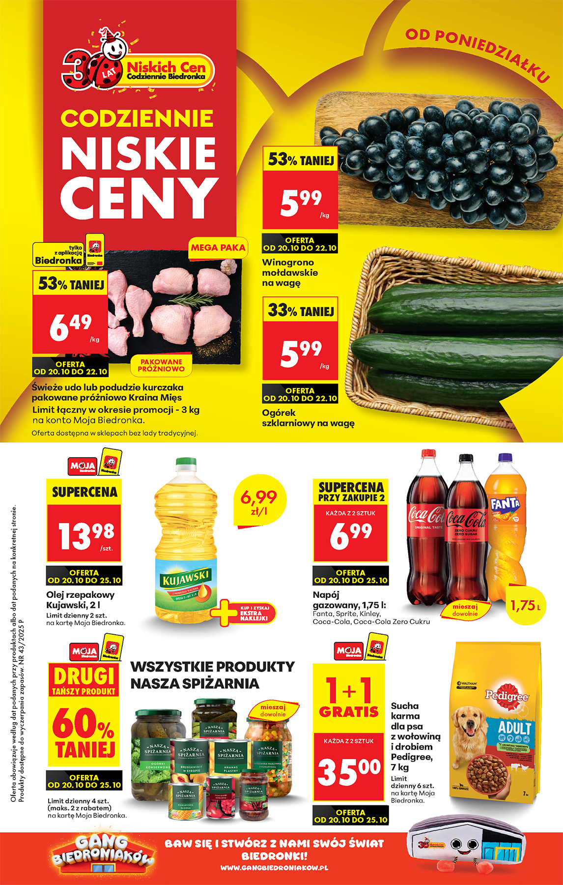 Gazetka Biedronka - ważna od 20.10. do 25.10.