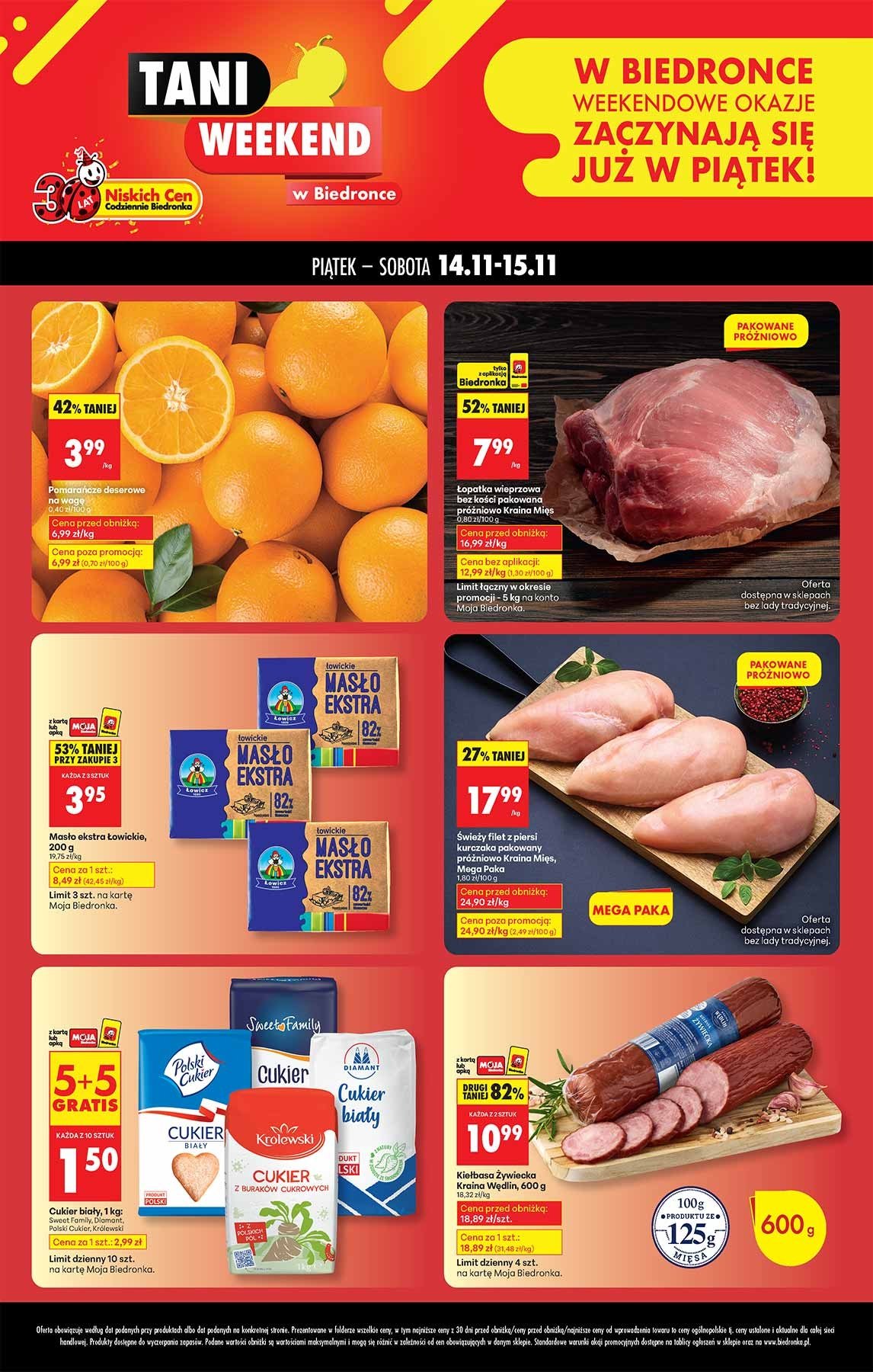 Gazetka Biedronka - Tani weekend - ważna od 14.11. do 15.11.