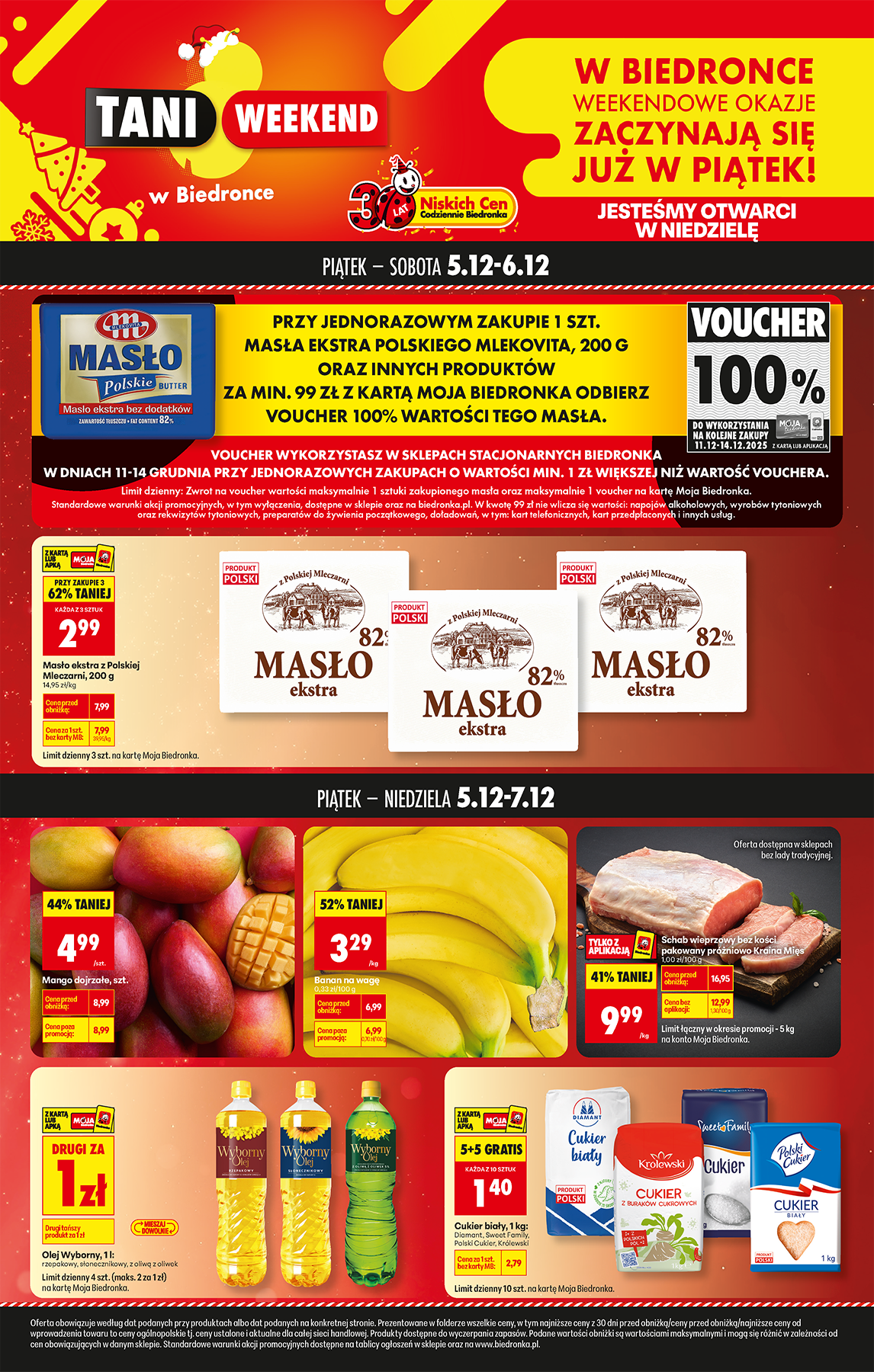 Gazetka Biedronka - Tani weekend - ważna od 05.12. do 06.12.