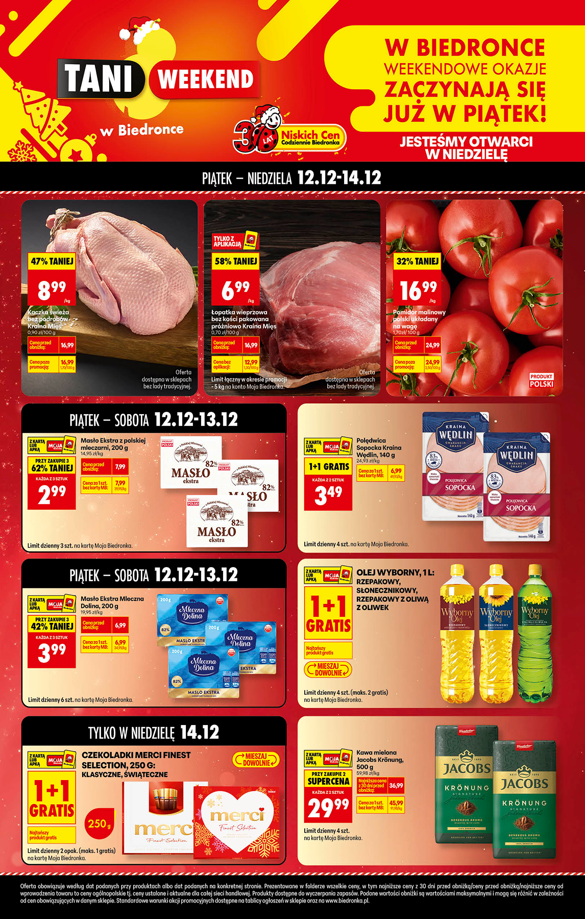 Gazetka Biedronka - Tani weekend - ważna od 12.12. do 14.12.