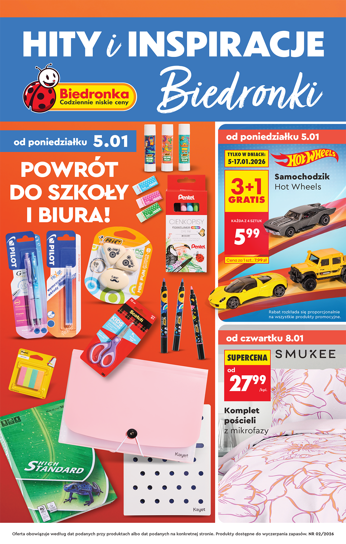 Gazetka Biedronka - Hity i inspiracje - ważna od 05.01. do 21.01.