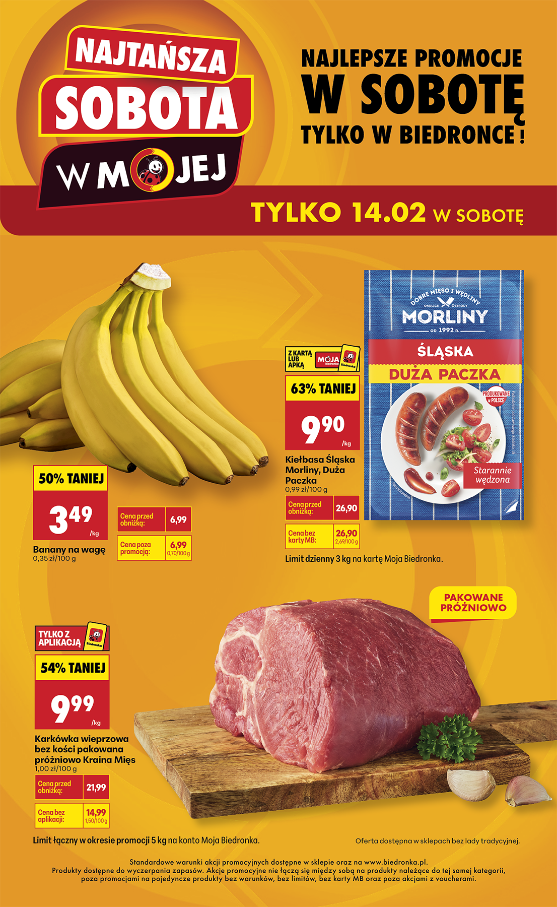 Gazetka Biedronka - Najtansza sobota - ważna od 14.02.2026 - 14.02.2026