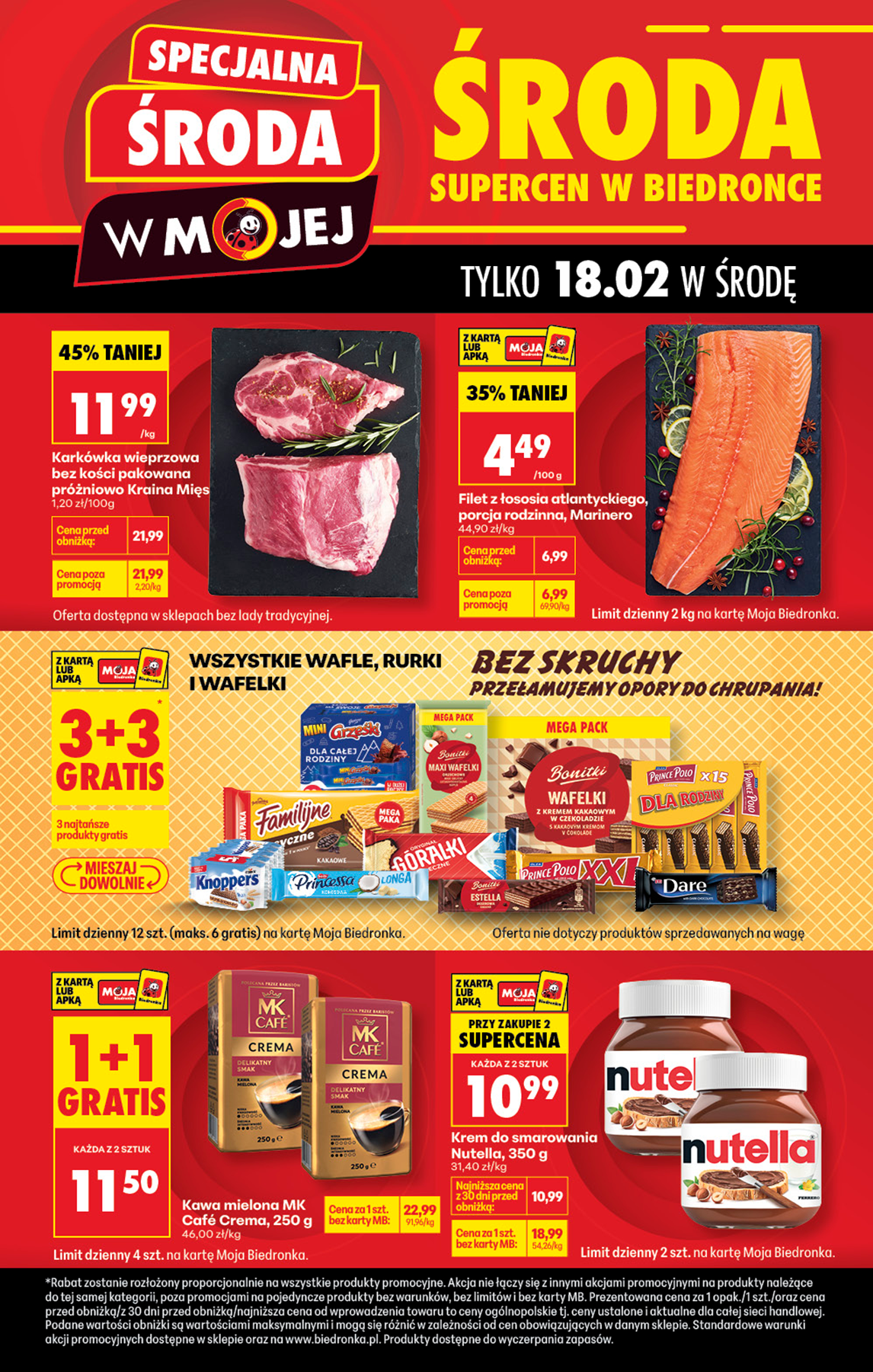 Gazetka Biedronka - Specjalna środa - ważna od 18.02.2026 - 18.02.2026