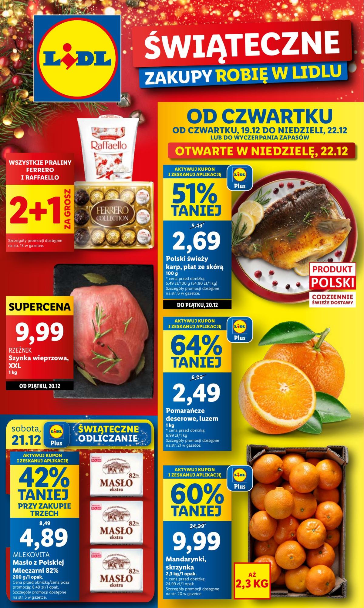 Lidl gazetka ważna od 19.12. - 22.12.