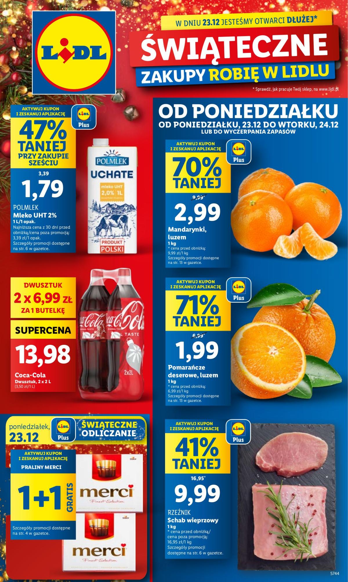 Lidl gazetka ważna od 23.12. - 24.12.