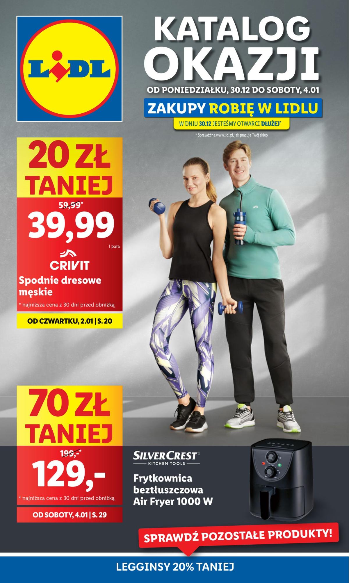 Lidl Polsko - Katalog okazji gazetka ważna od 30.12. - 04.01.