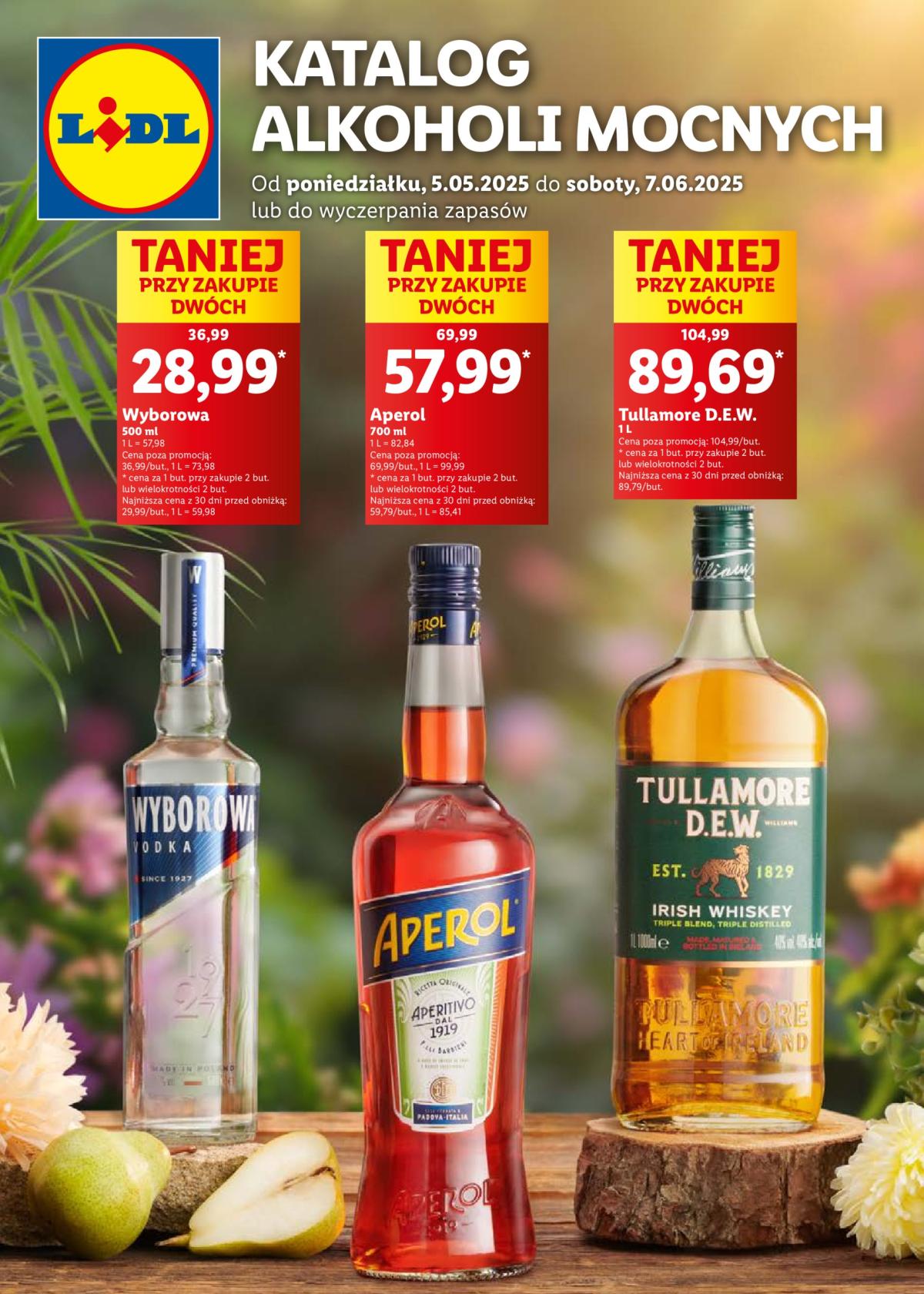 Lidl - Katalog alkoholi mocnych gazetka ważna od 05.05. - 07.06.